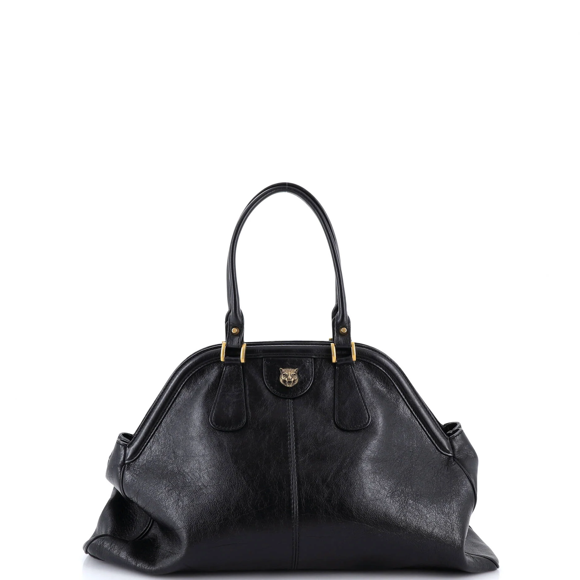 RE(BELLE) Top Handle Bag Leather Large - Image 3
