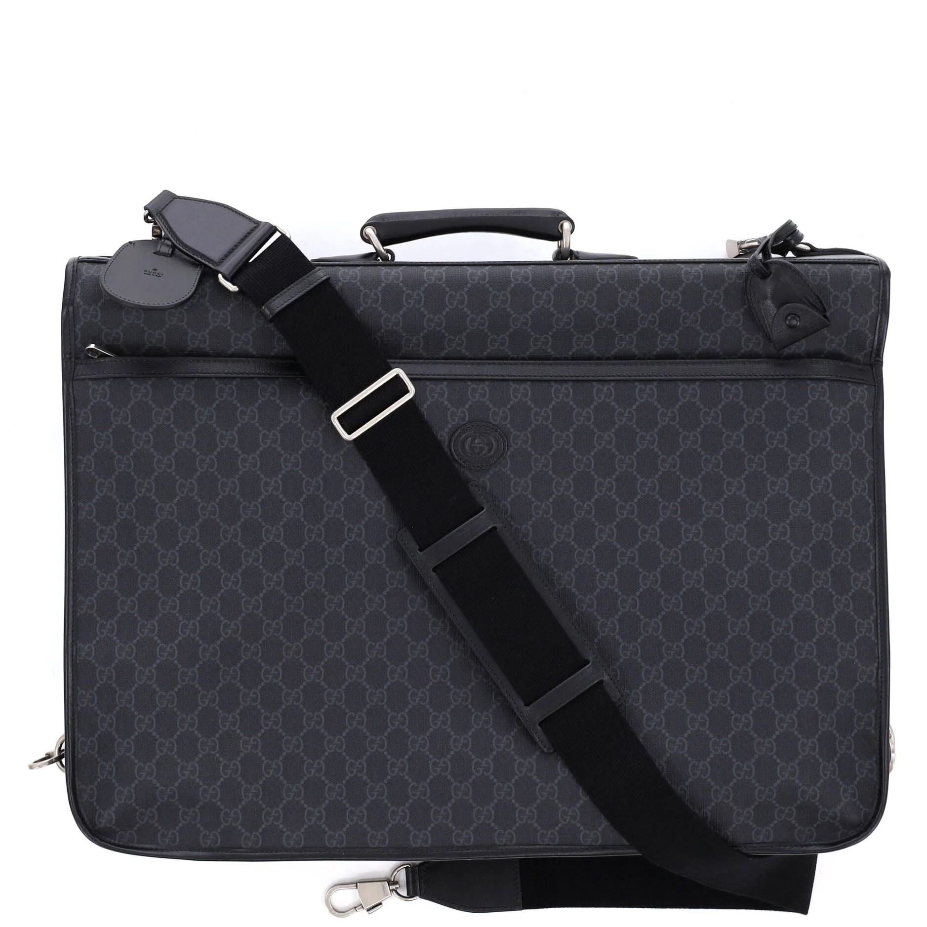 Retro Interlocking G Garment Bag GG Coated Canvas