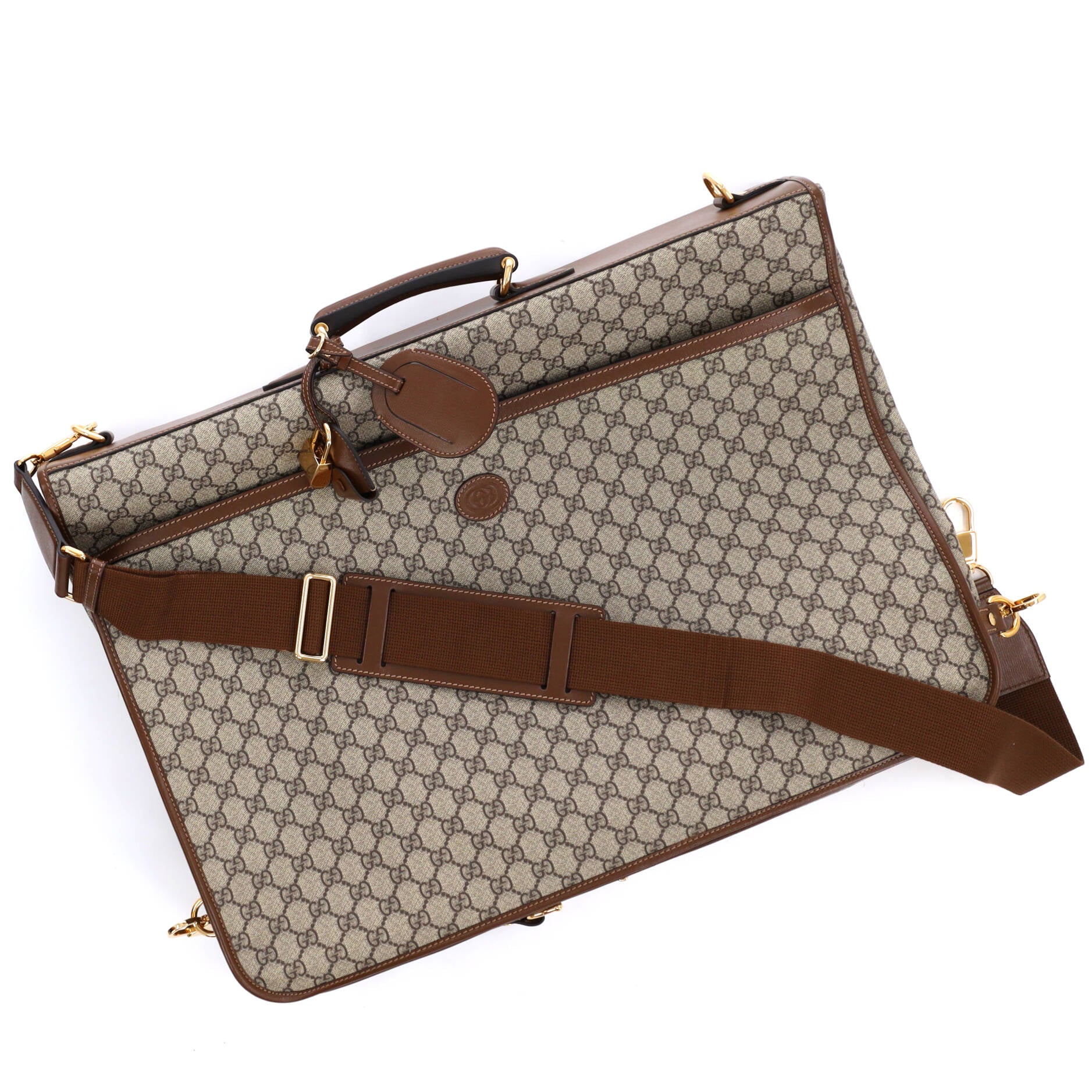 Retro Interlocking G Garment Bag GG Coated Canvas - Image 2