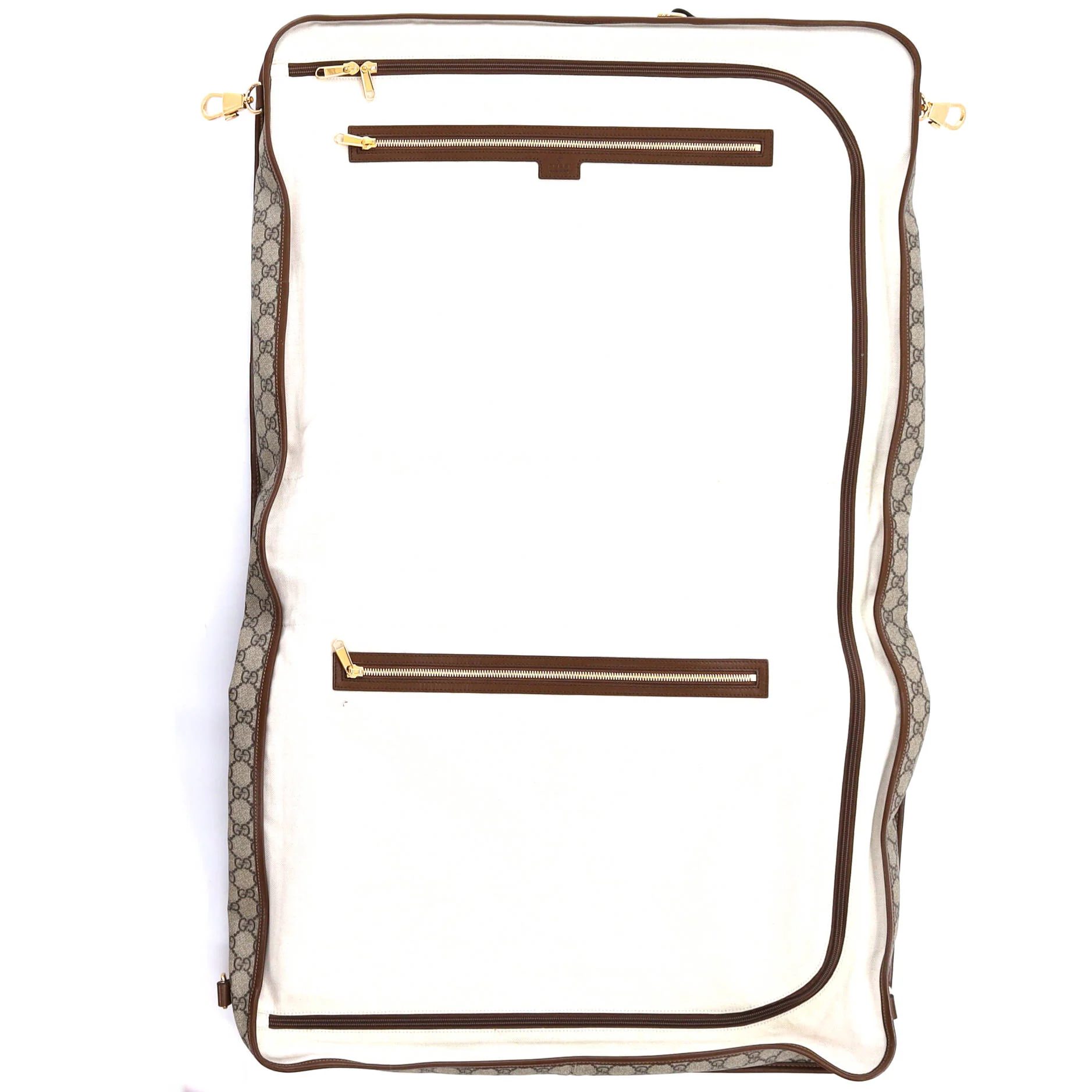 Retro Interlocking G Garment Bag GG Coated Canvas - Image 4