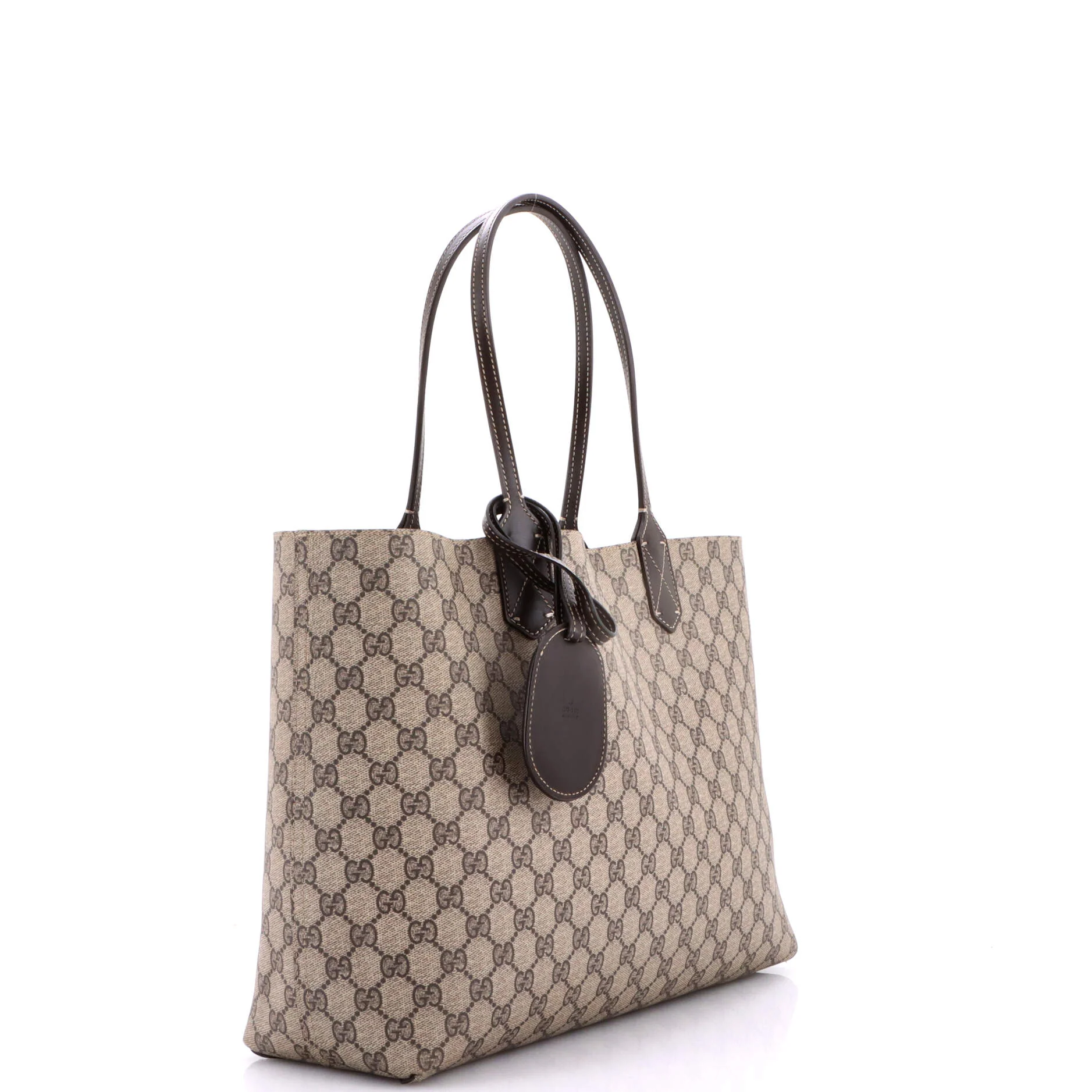 Reversible Tote GG Coated Canvas with Leather Medium - Image 2