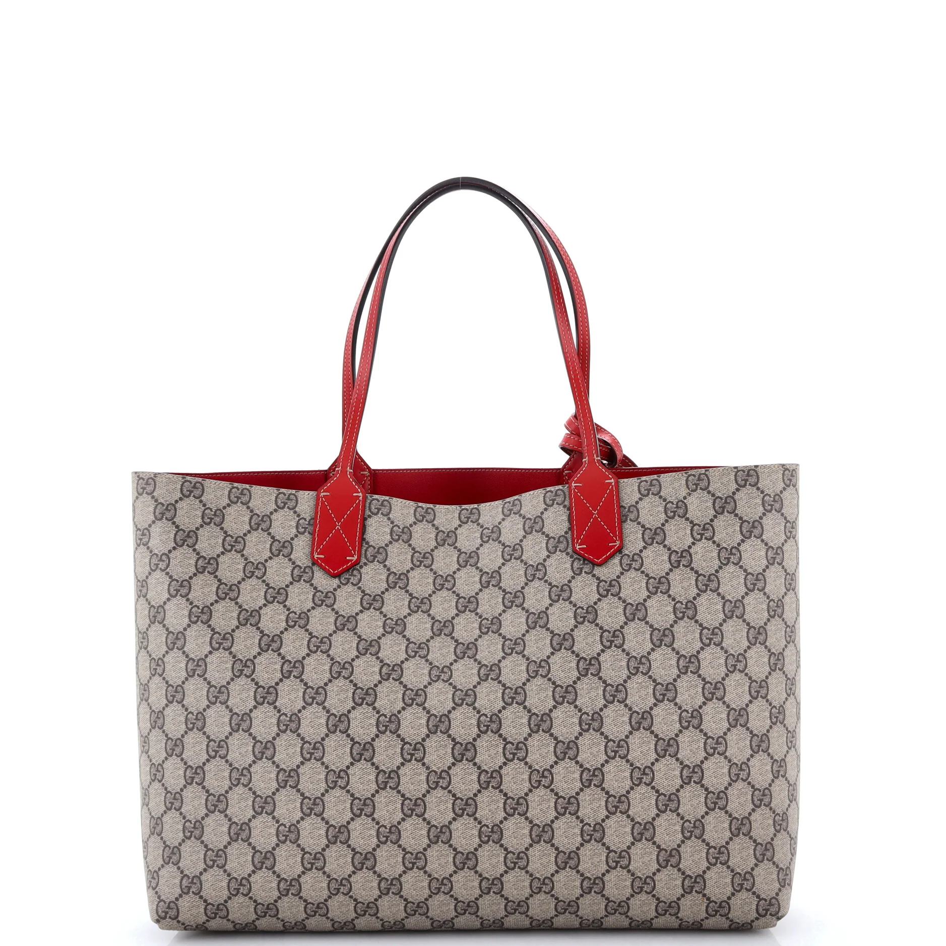 Reversible Tote GG Coated Canvas with Leather Medium - Image 3