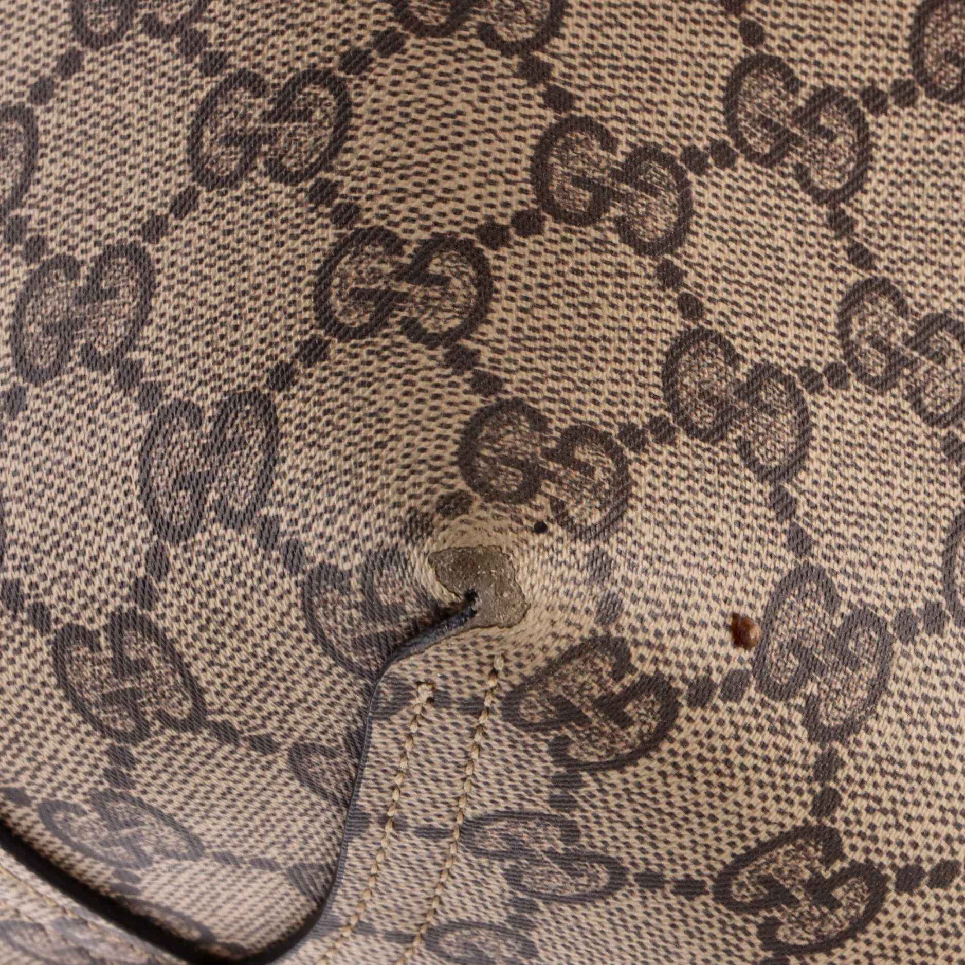 Reversible Tote GG Print Leather Large - Image 6
