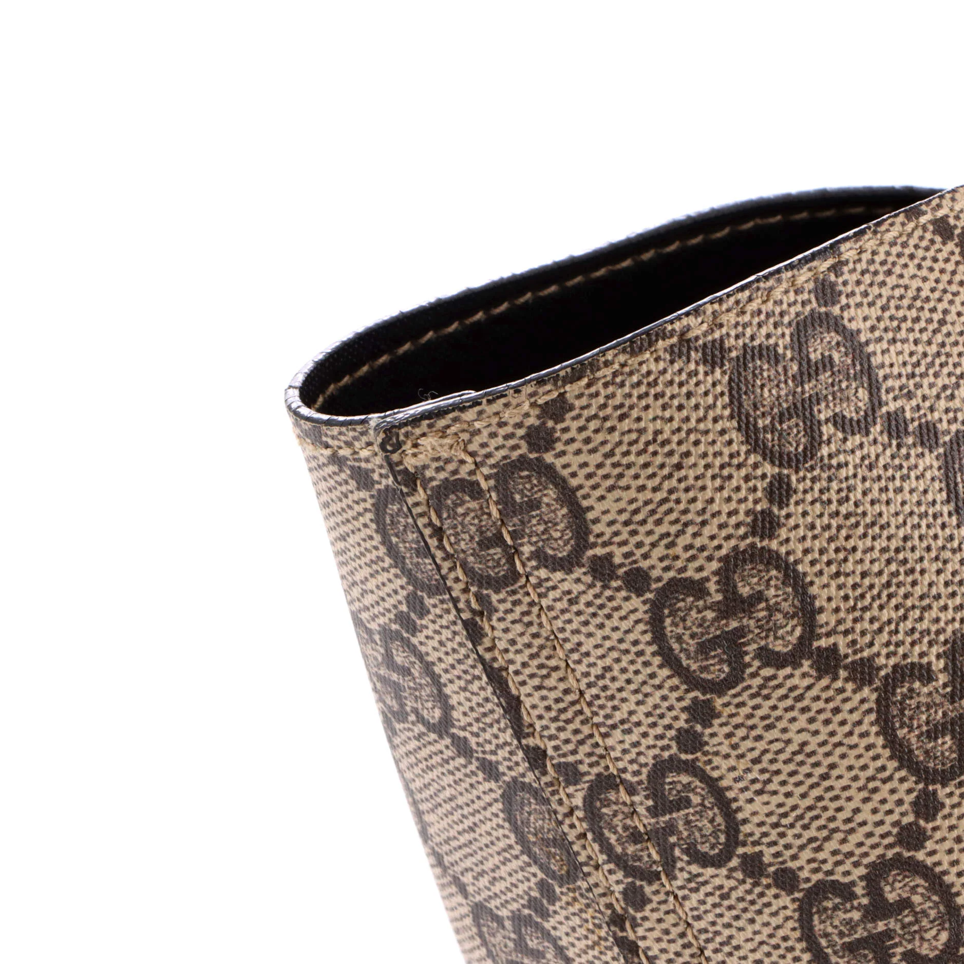 Reversible Tote GG Print Leather Large - Image 7