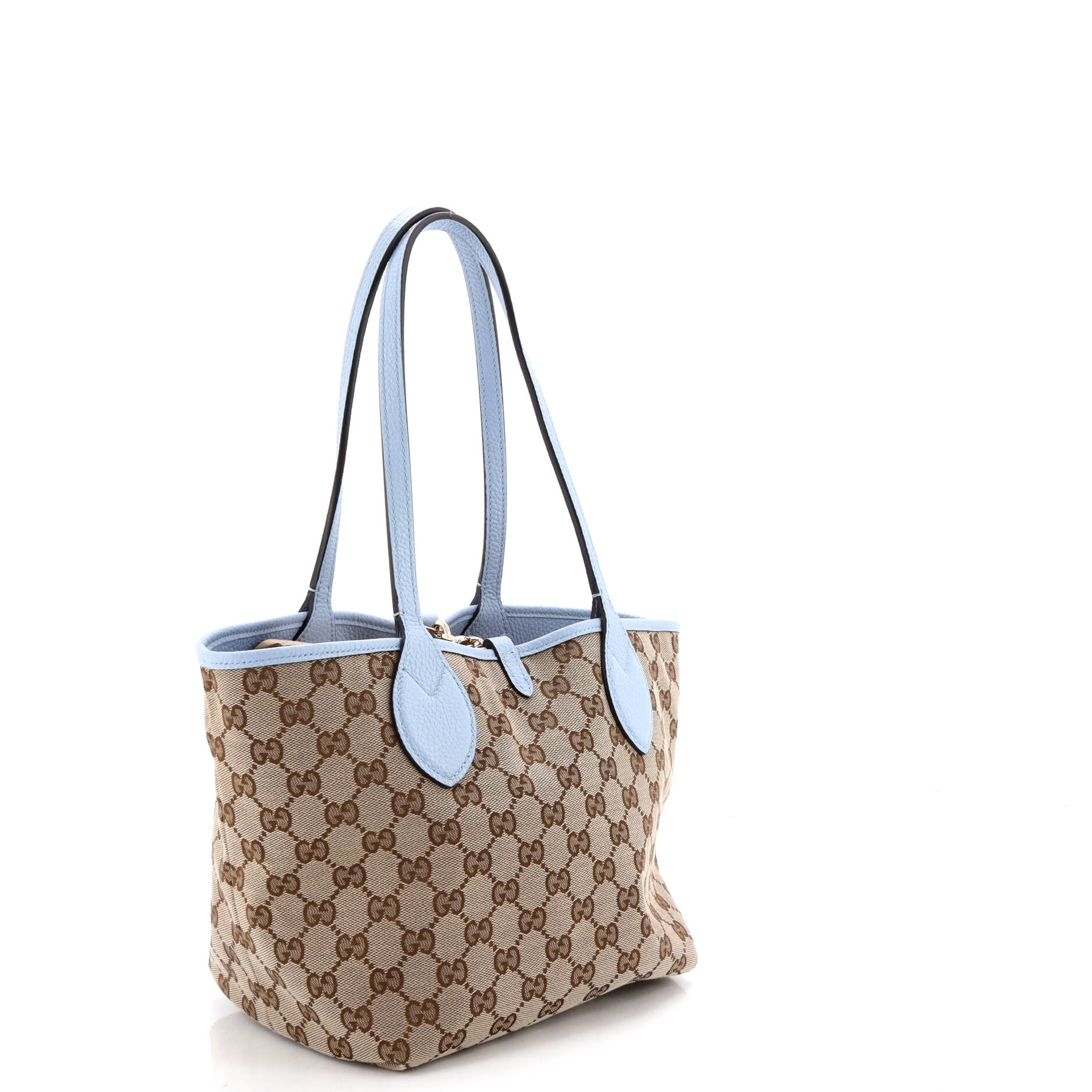 Reversible Totissima Shopping Tote Leather and GG Canvas Small - Image 3