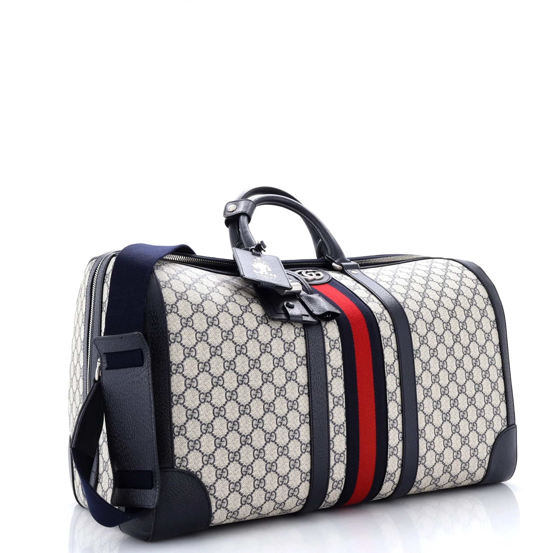 Savoy Web Convertible Duffle Bag GG Coated Canvas Large - Image 2