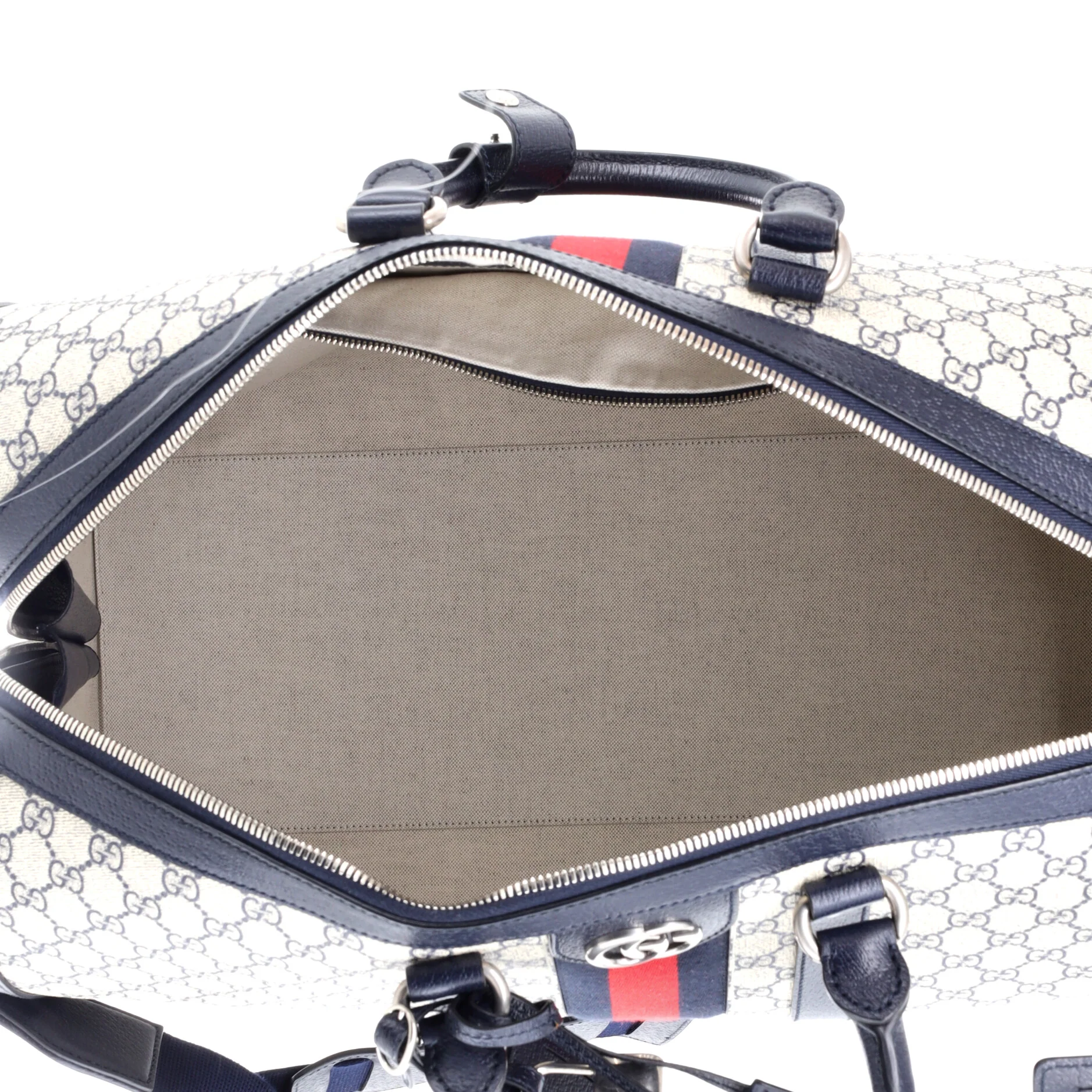 Savoy Web Convertible Duffle Bag GG Coated Canvas Large - Image 5