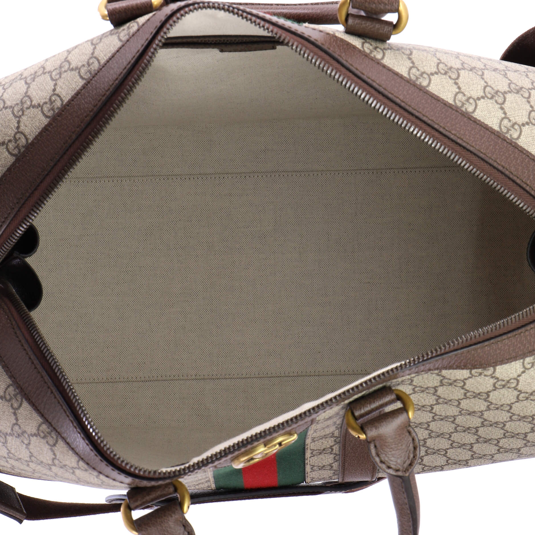 Savoy Web Convertible Duffle Bag GG Coated Canvas Medium - Image 5