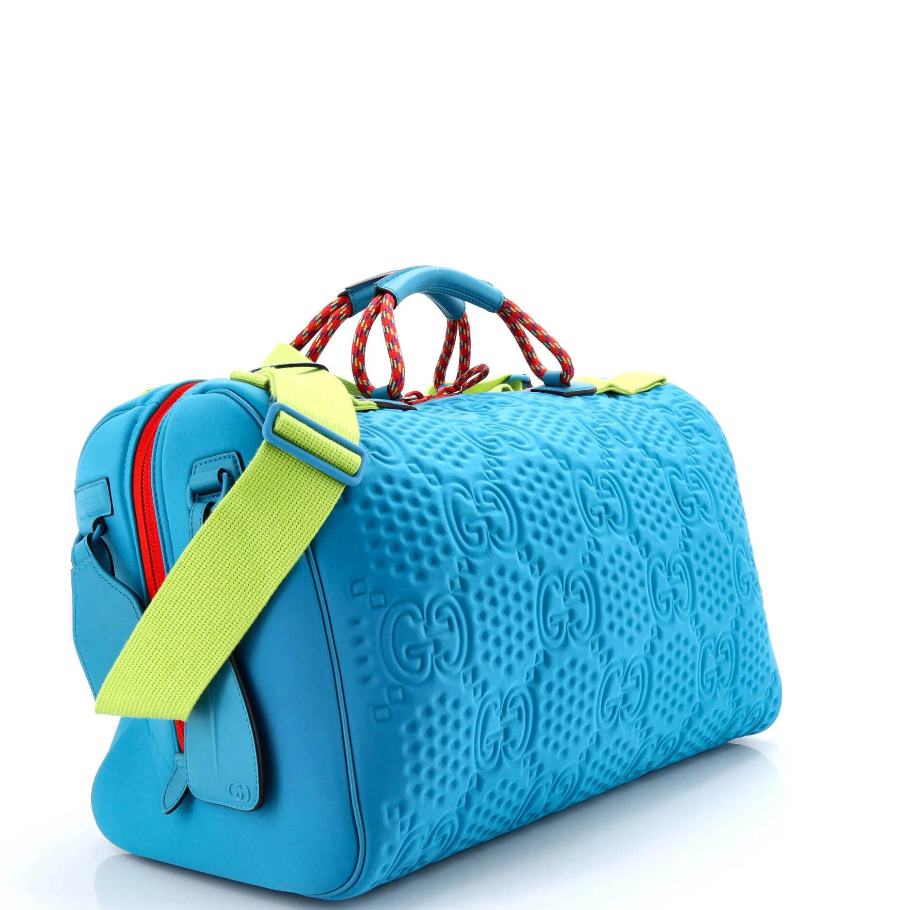 Scuba Duffle Bag GG Embossed Matelasse Nylon Medium - Image 2