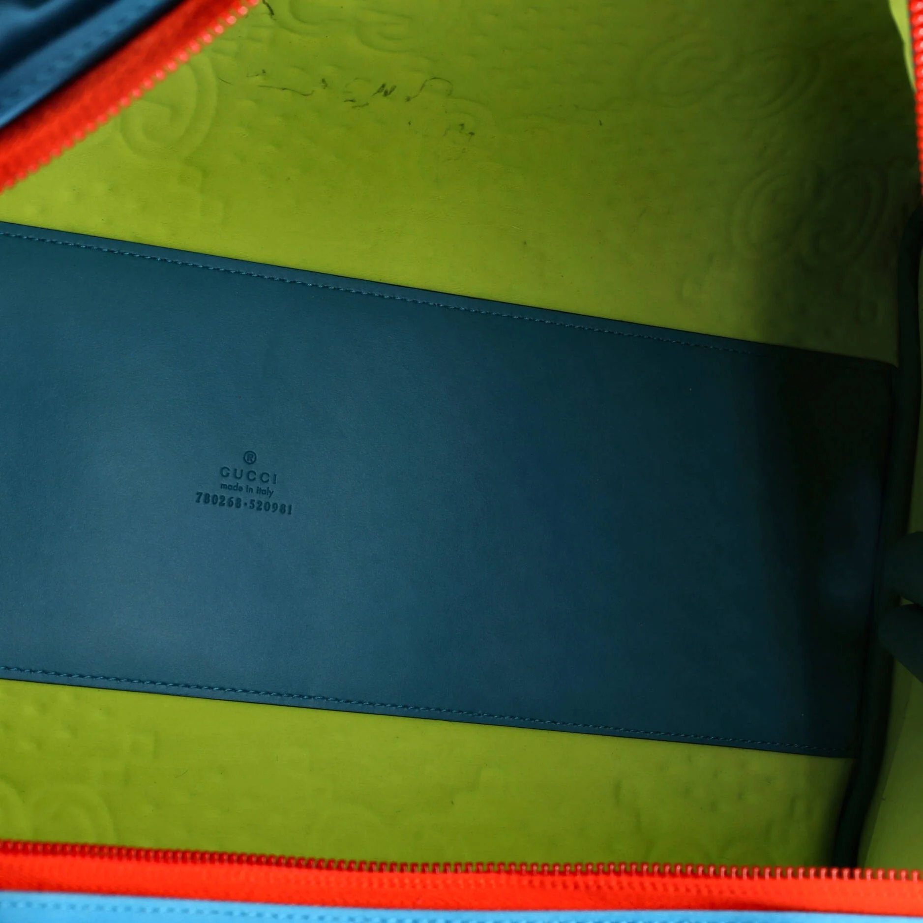 Scuba Duffle Bag GG Embossed Matelasse Nylon Medium - Image 5