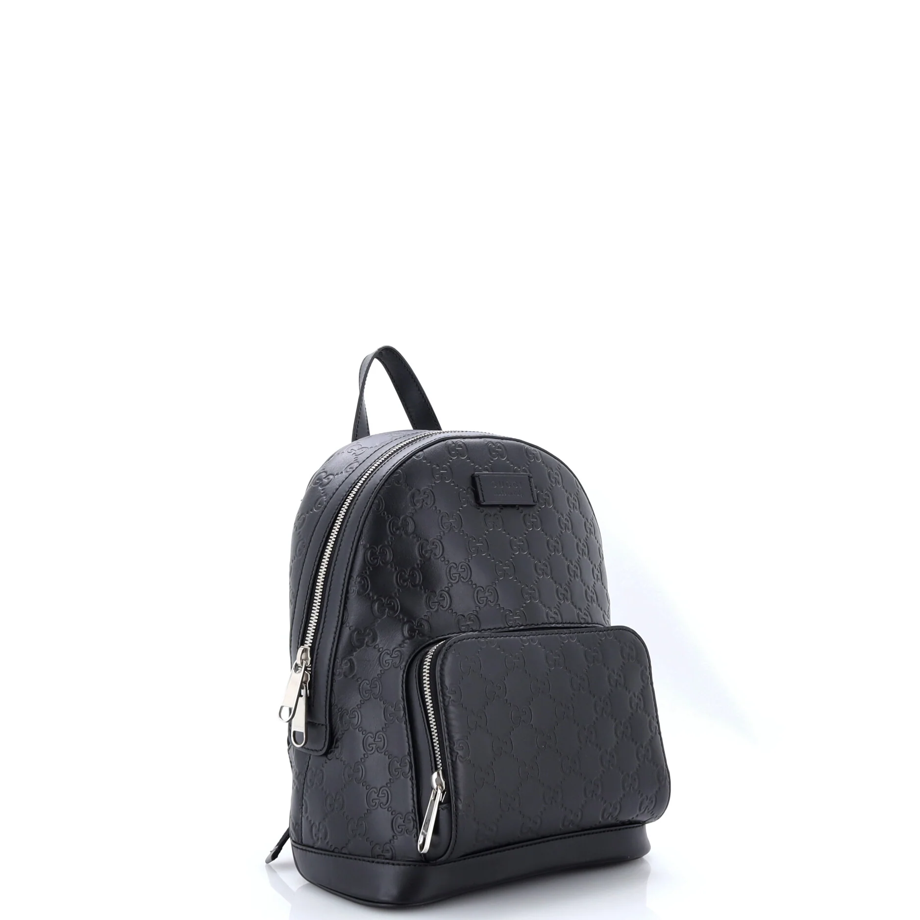 Signature Pocket Backpack Guccissima Leather Small - Image 2