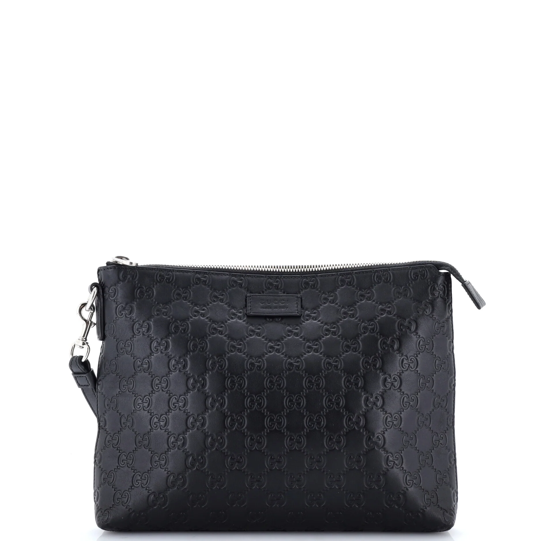 Signature Soft Wristlet Guccissima Leather