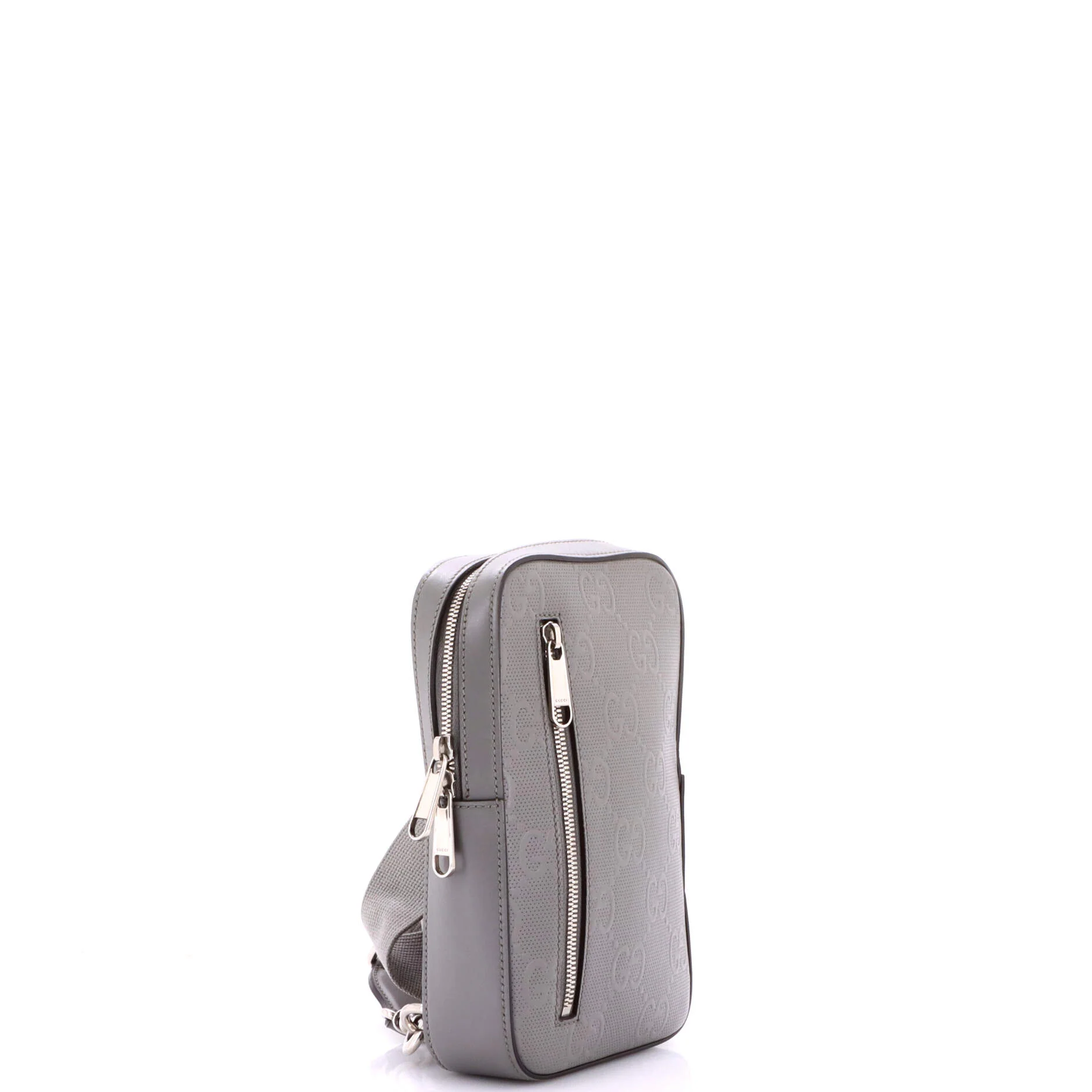 Sling Backpack GG Embossed Perforated Leather - Image 2