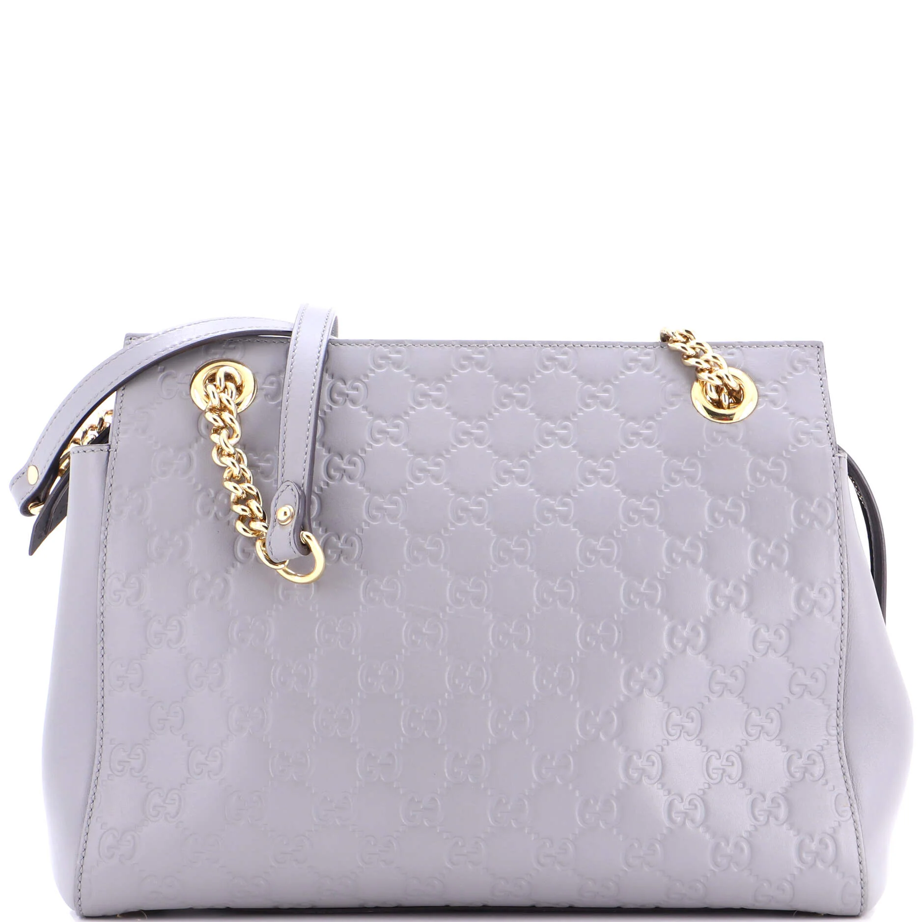 Soft Signature Shoulder Bag Guccissima Leather Medium