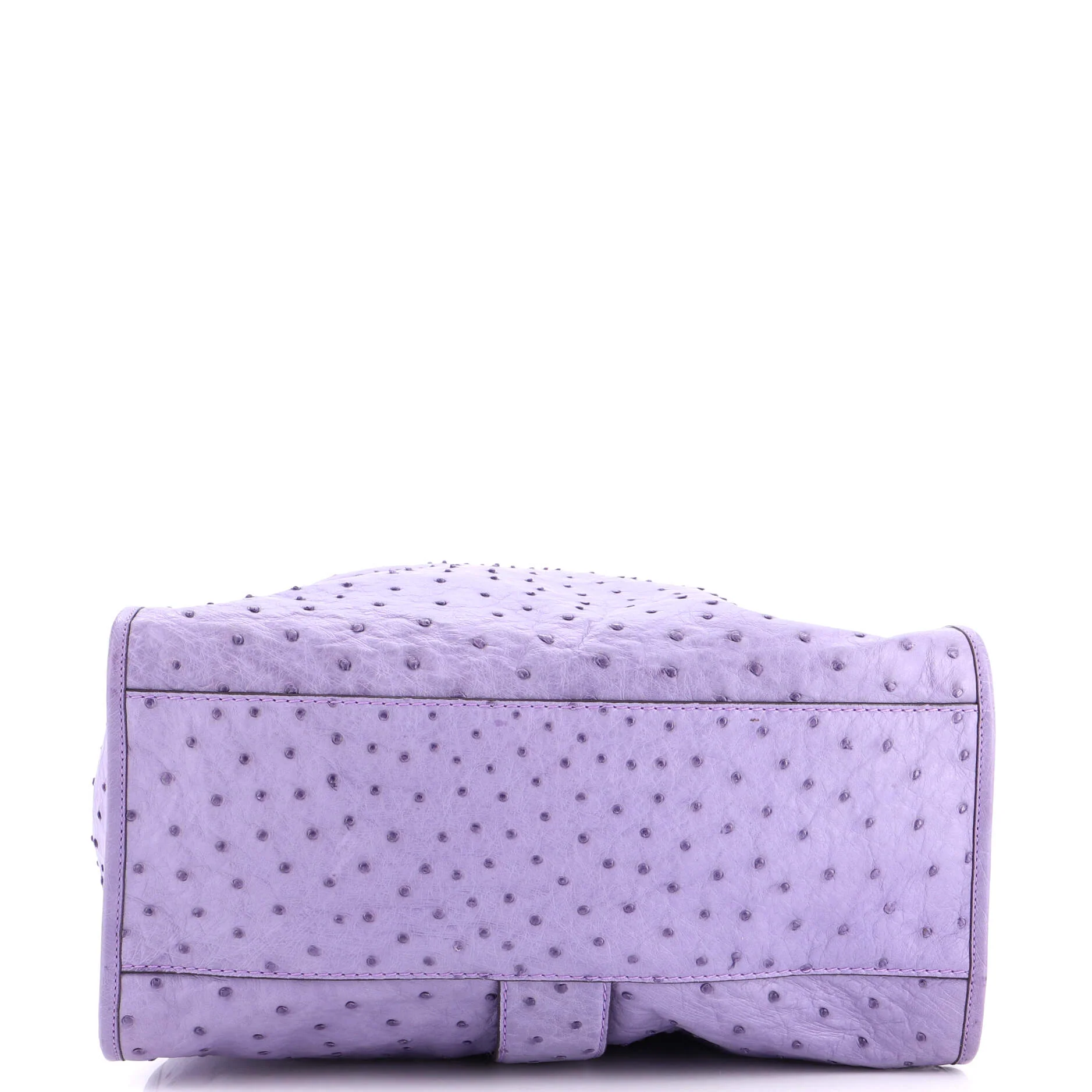 Soft Stirrup Tote Ostrich Medium - Image 4