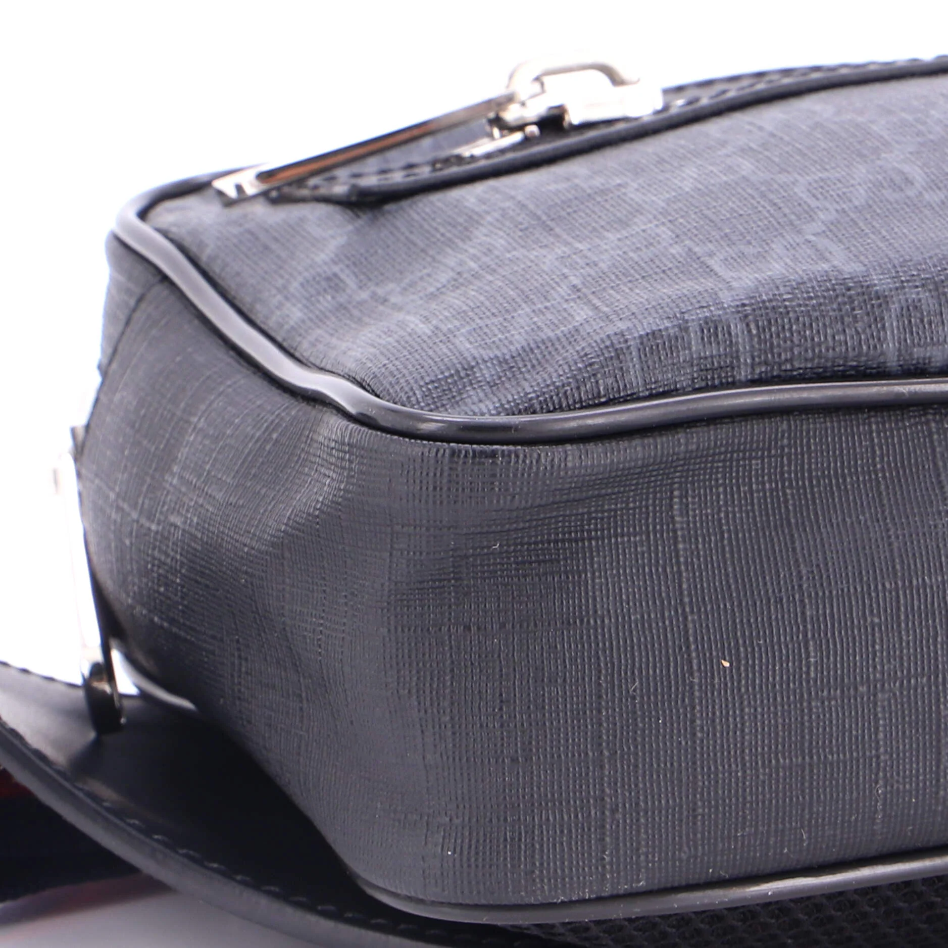 Soft Zip Belt Bag GG Coated Canvas Small - Image 6