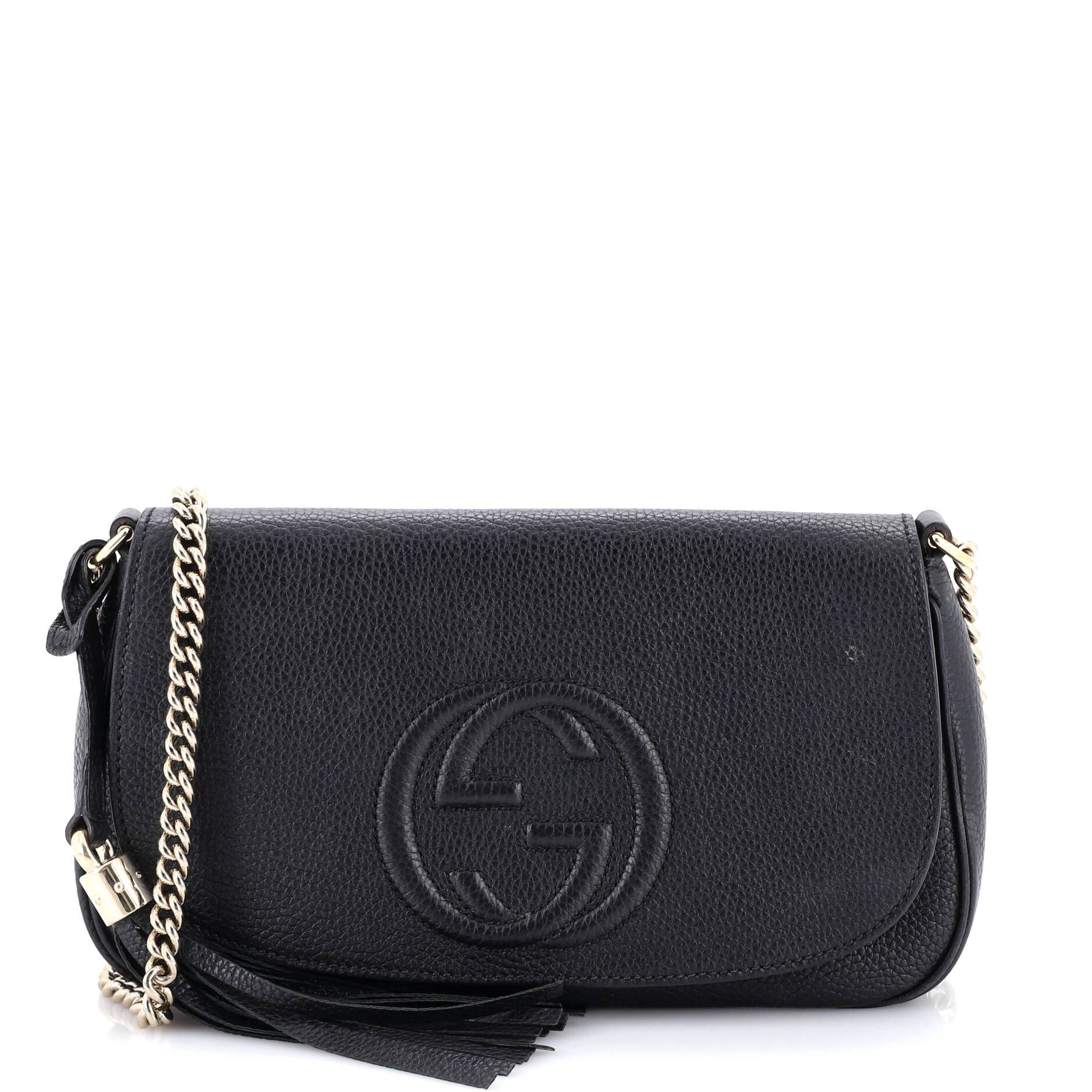 Soho Chain Crossbody Bag Leather Medium