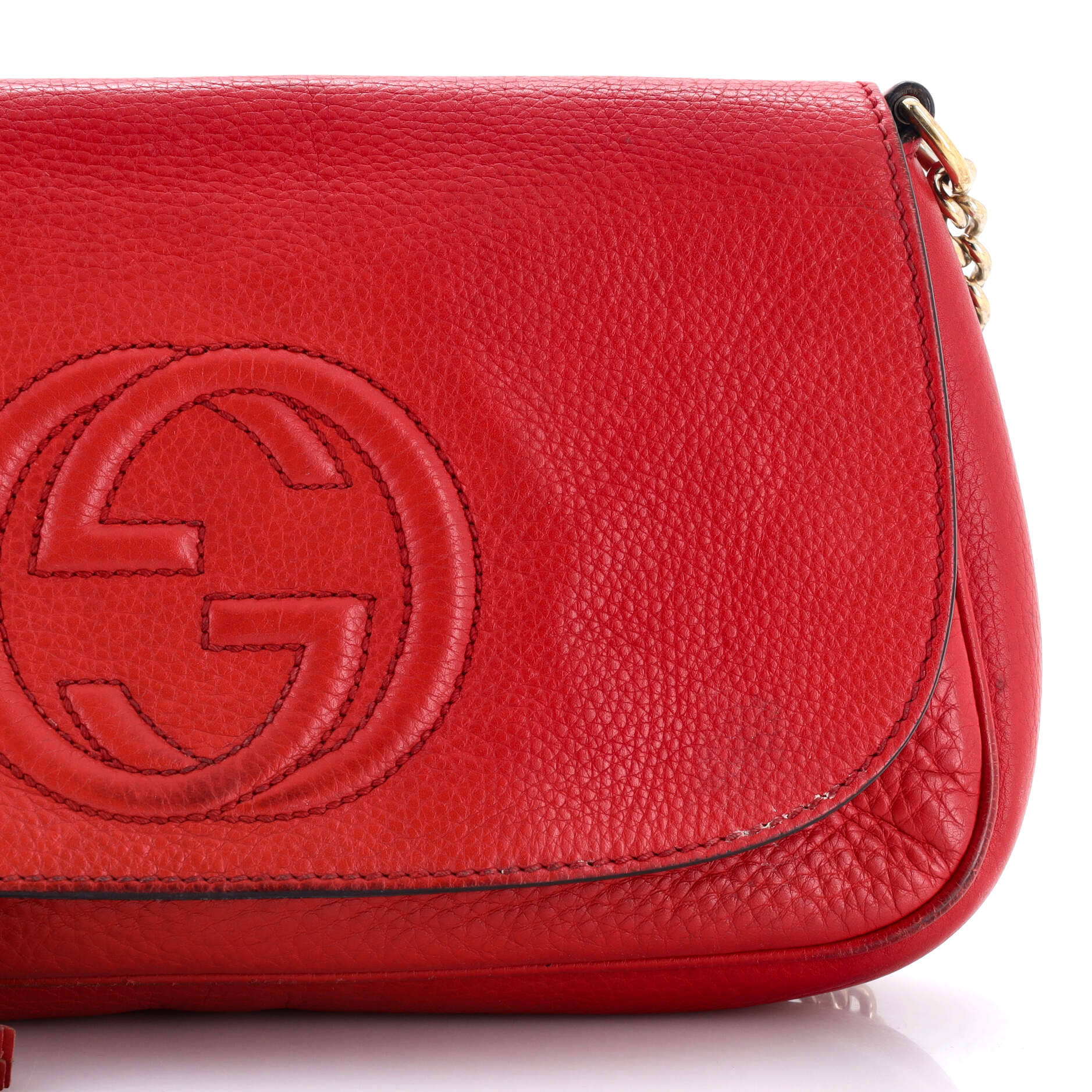 Soho Chain Crossbody Bag Leather Medium - Image 6