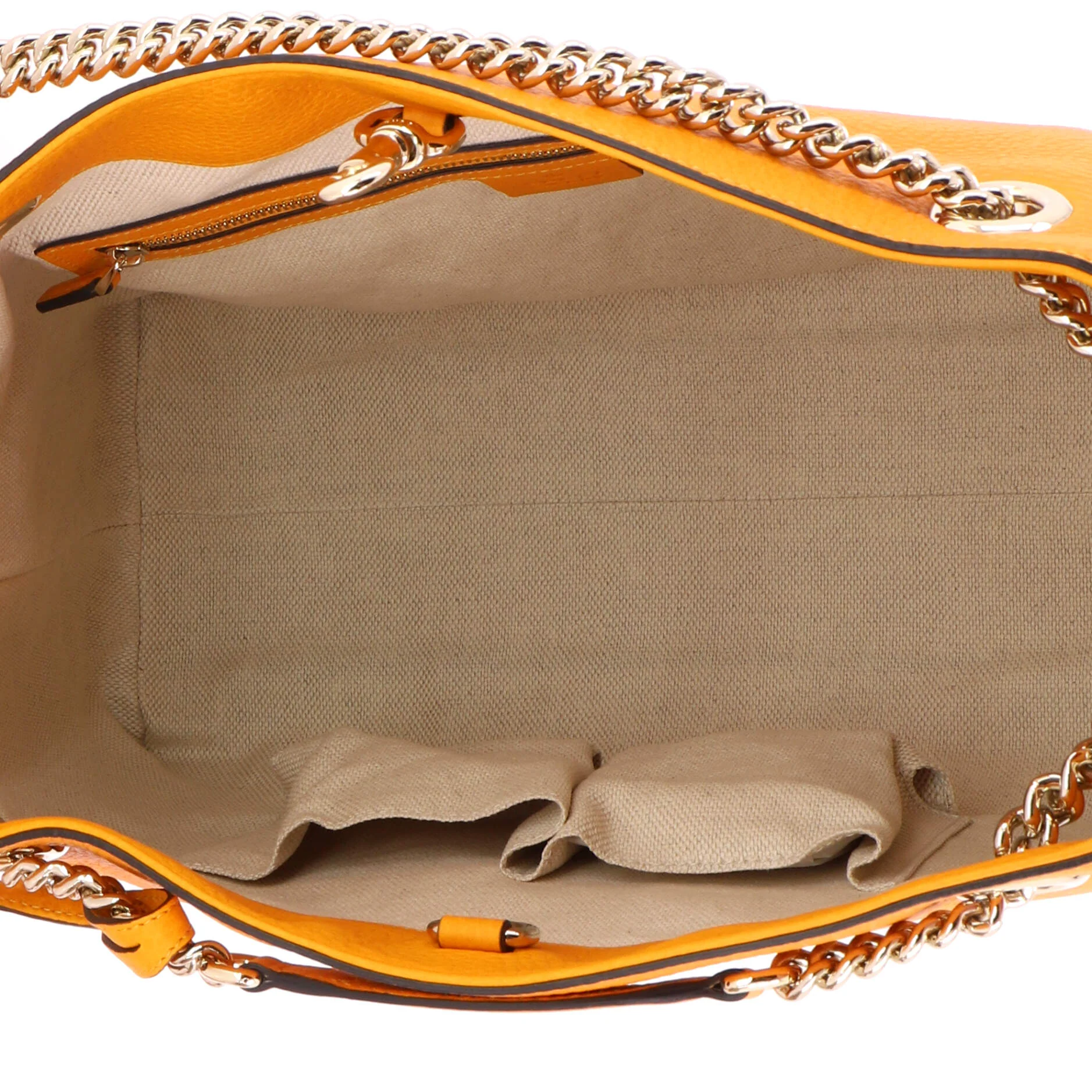 Soho Chain Strap Shoulder Bag Leather Large - Image 5