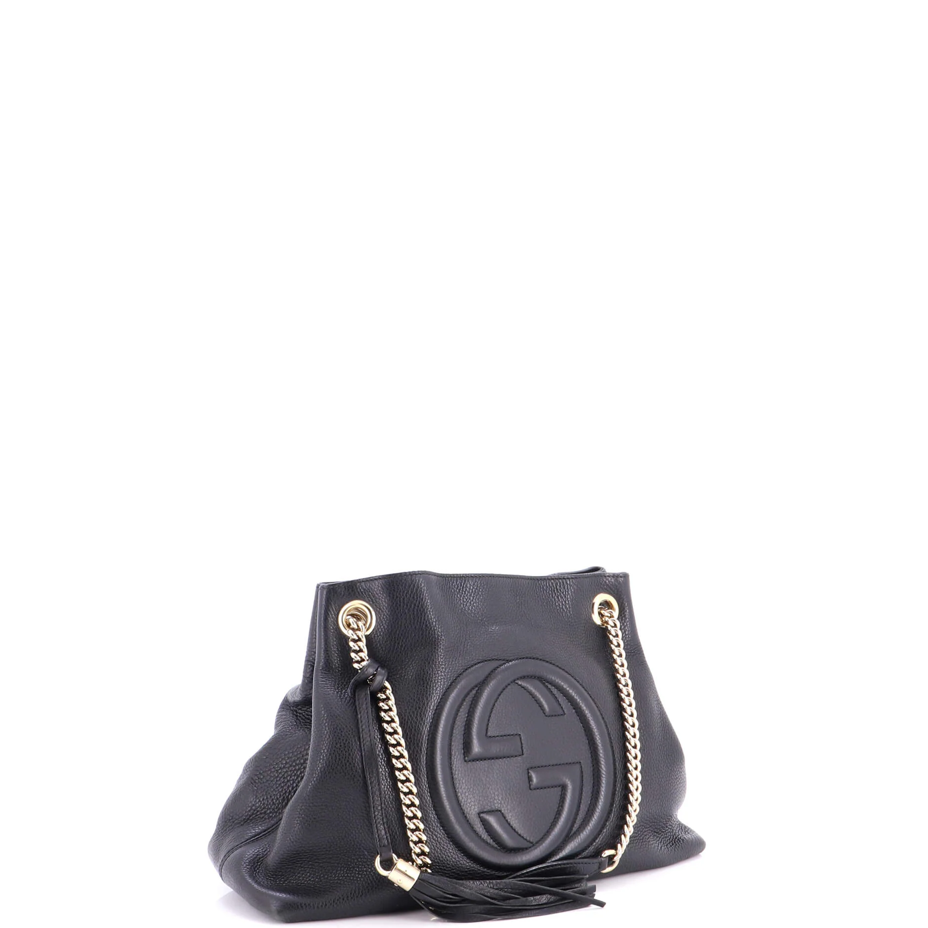 Soho Chain Strap Shoulder Bag Leather Medium - Image 2