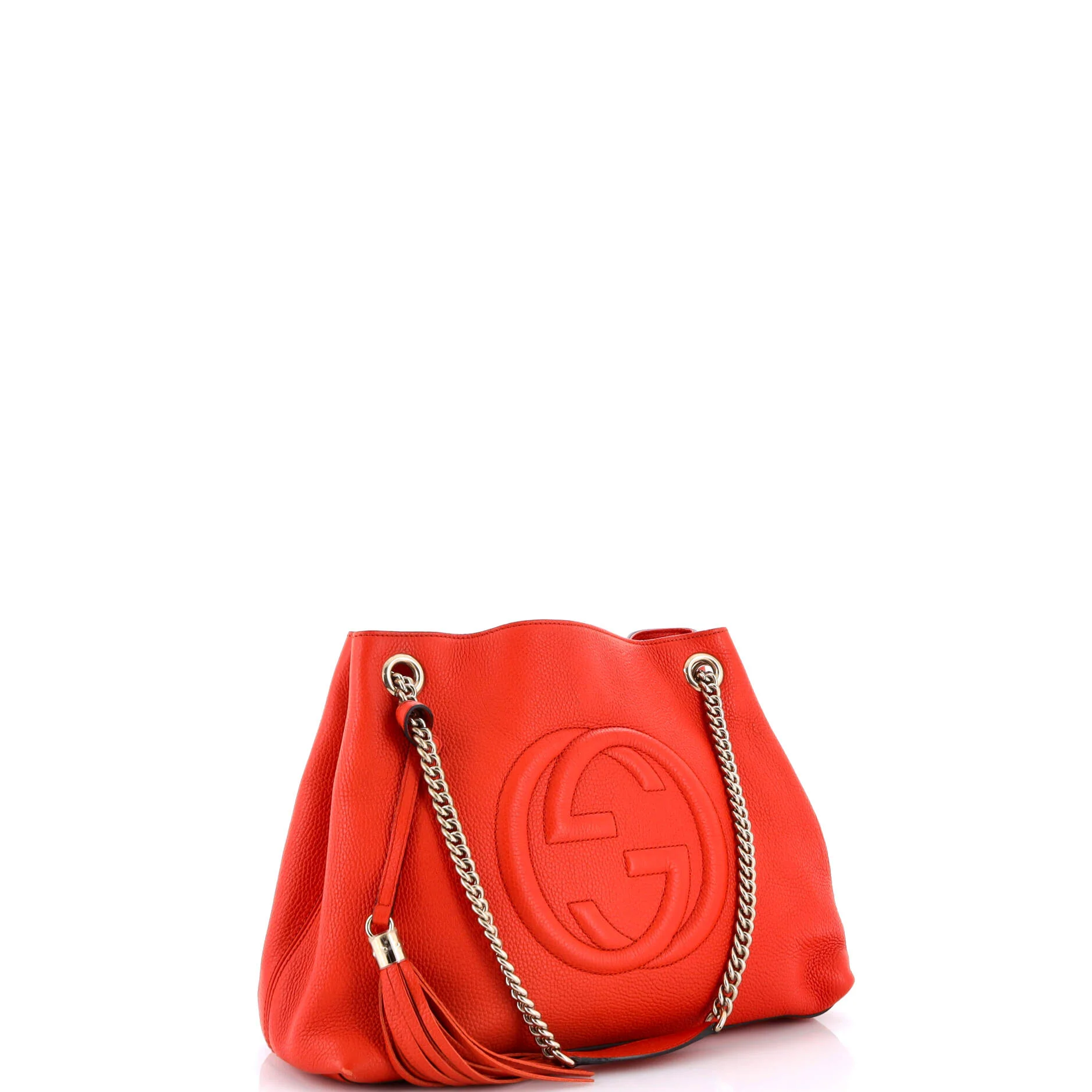 Soho Chain Strap Shoulder Bag Leather Medium - Image 2