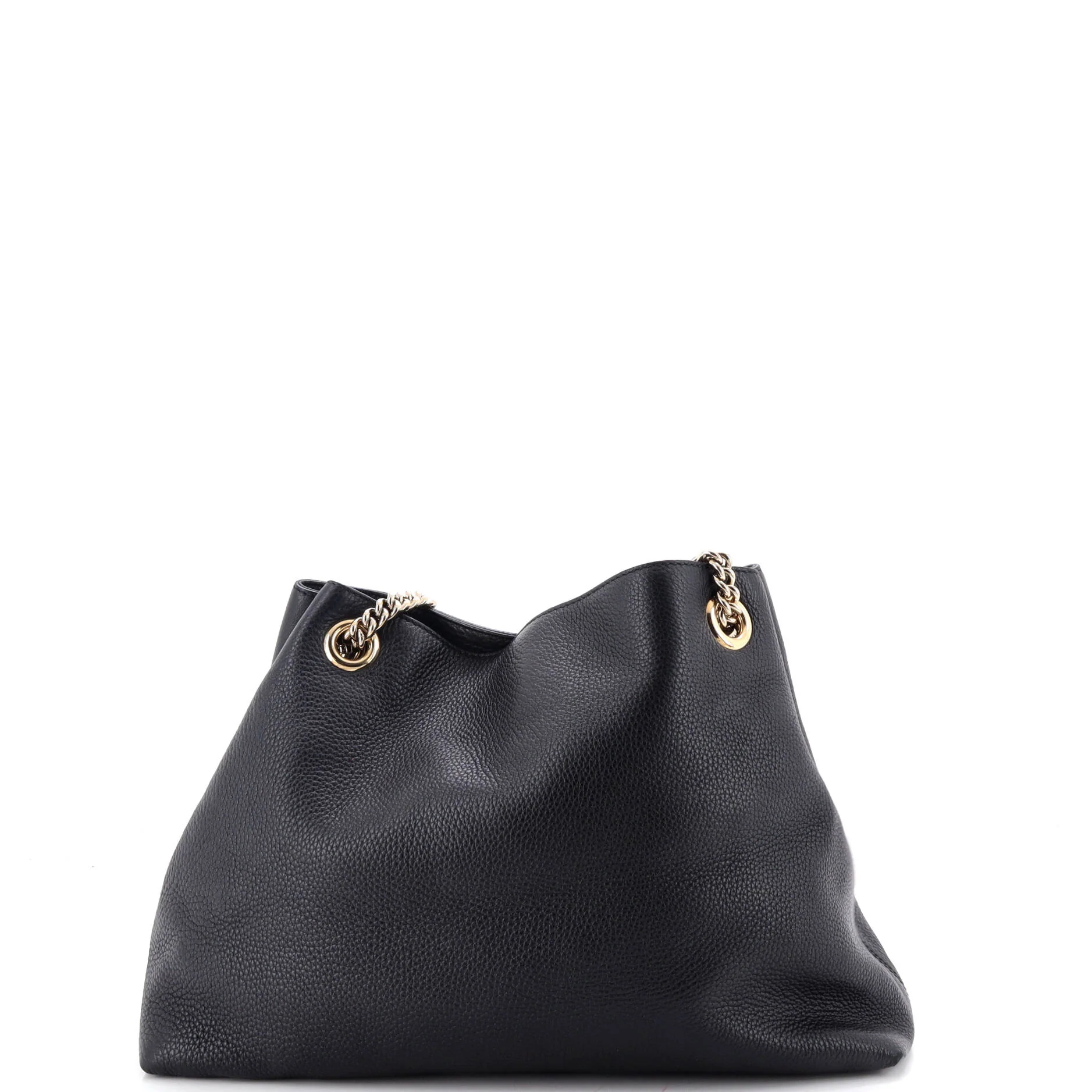 Soho Chain Strap Shoulder Bag Leather Medium - Image 3