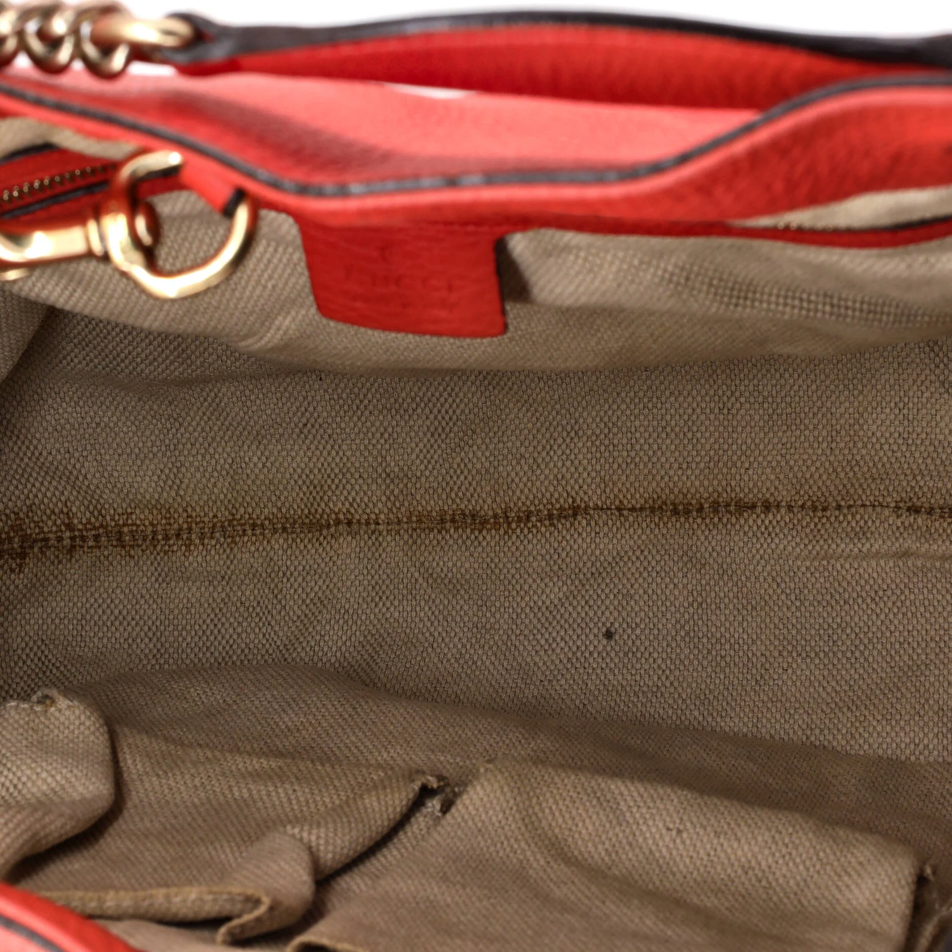 Soho Chain Strap Shoulder Bag Leather Medium - Image 5