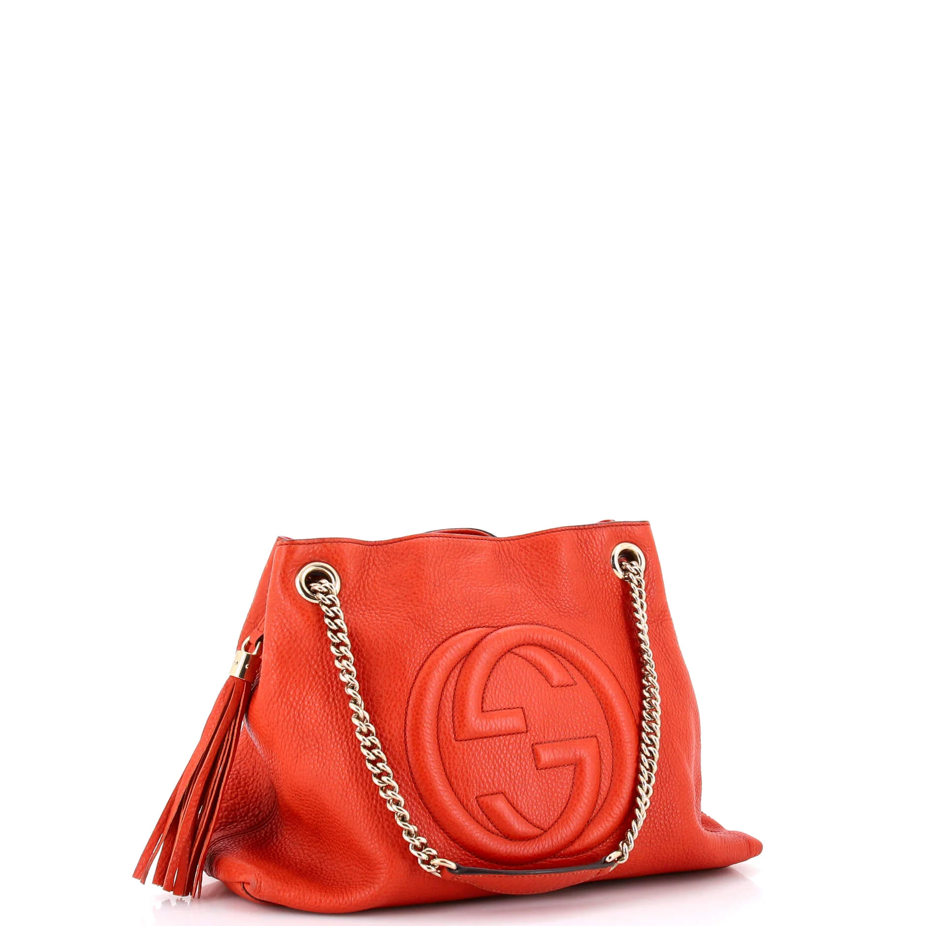 Soho Chain Strap Shoulder Bag Leather Medium - Image 2