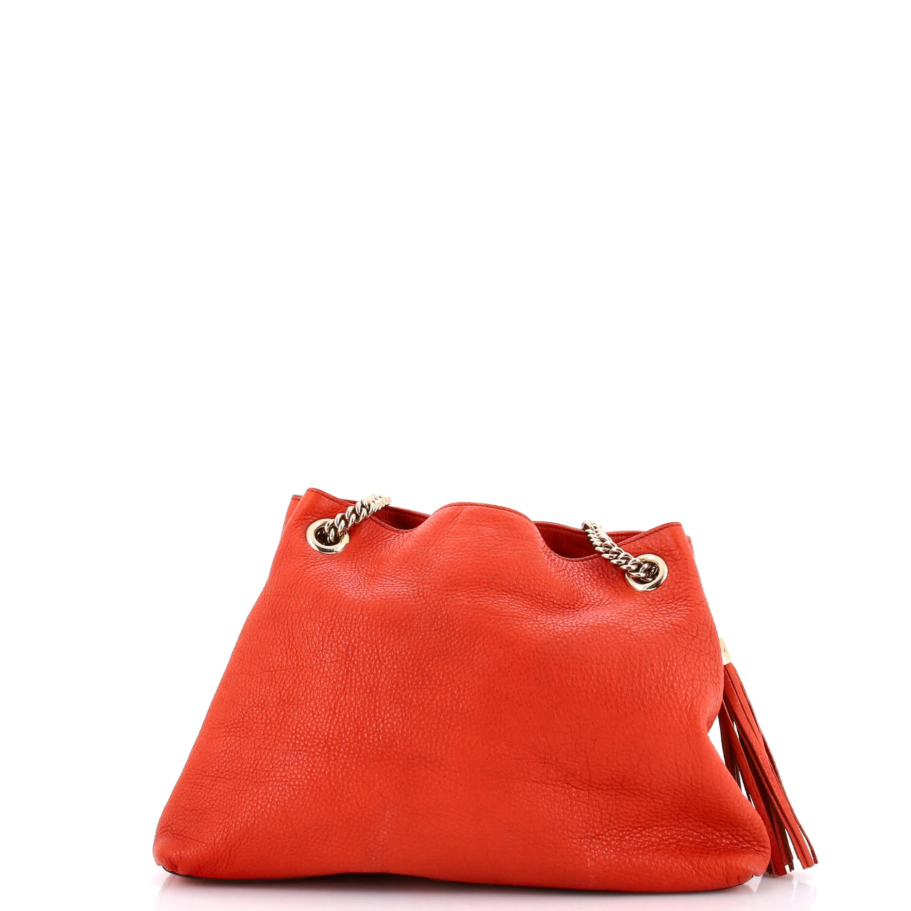 Soho Chain Strap Shoulder Bag Leather Medium - Image 3