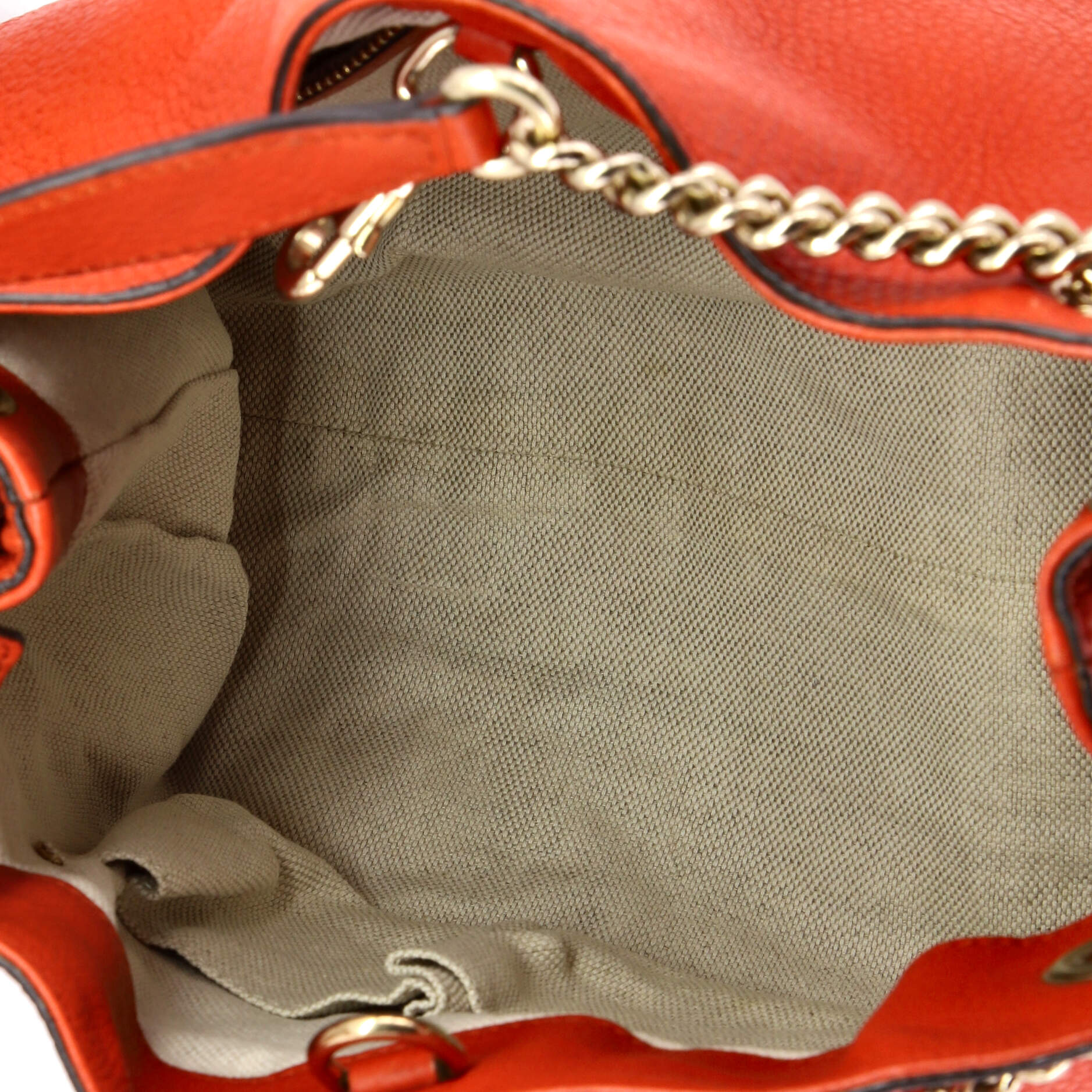Soho Chain Strap Shoulder Bag Leather Medium - Image 5