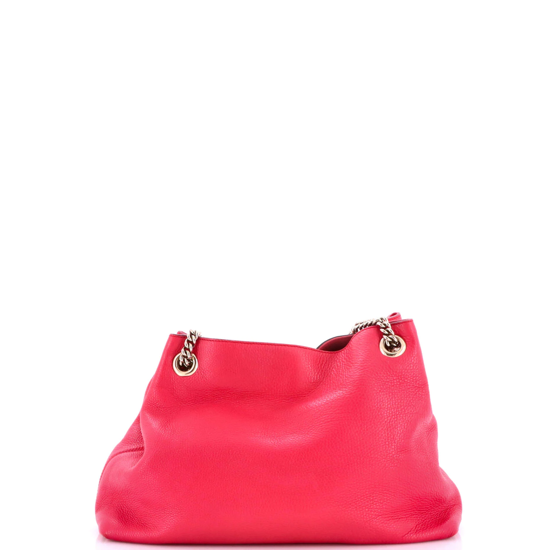 Soho Chain Strap Shoulder Bag Leather Medium - Image 3