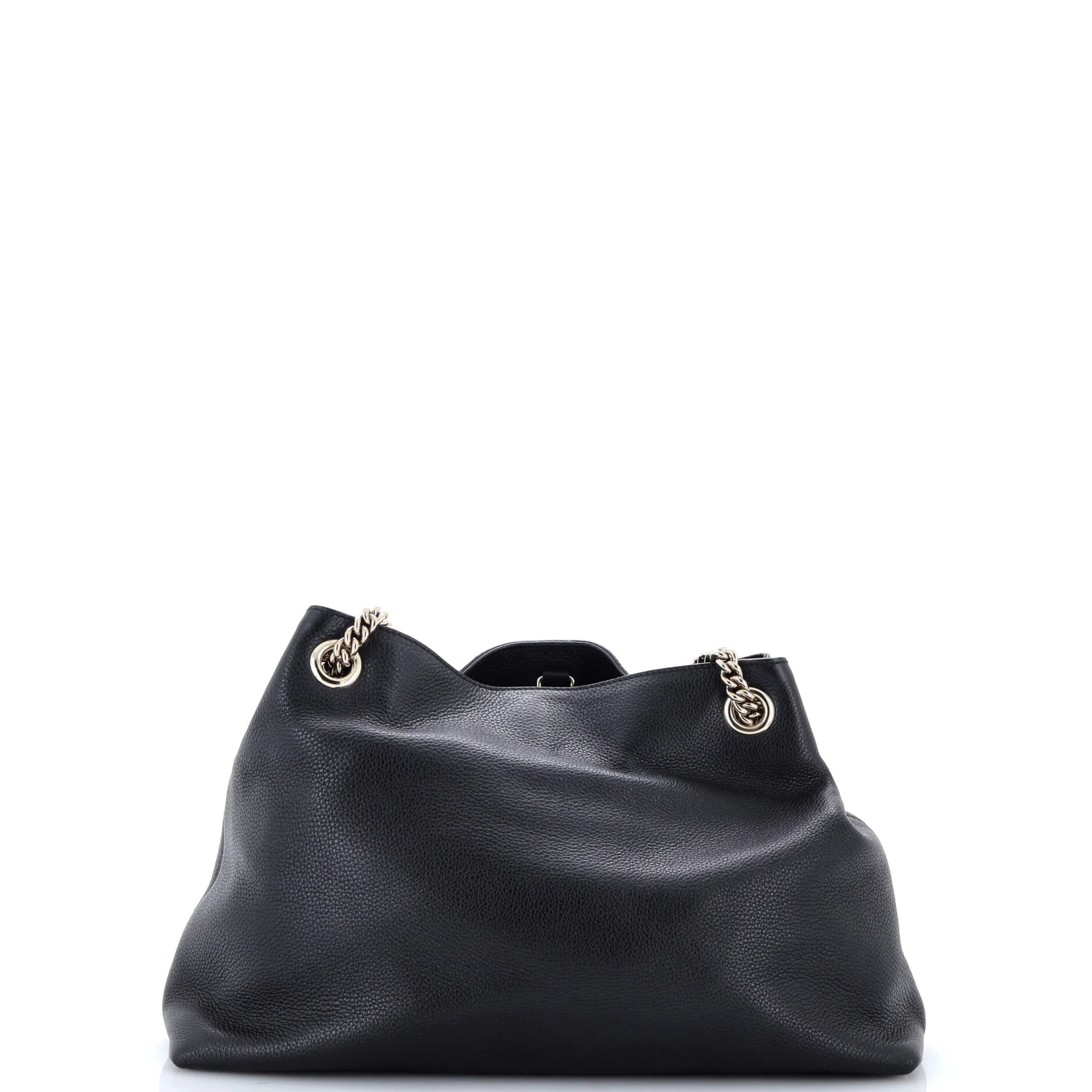Soho Chain Strap Shoulder Bag Leather Medium - Image 3