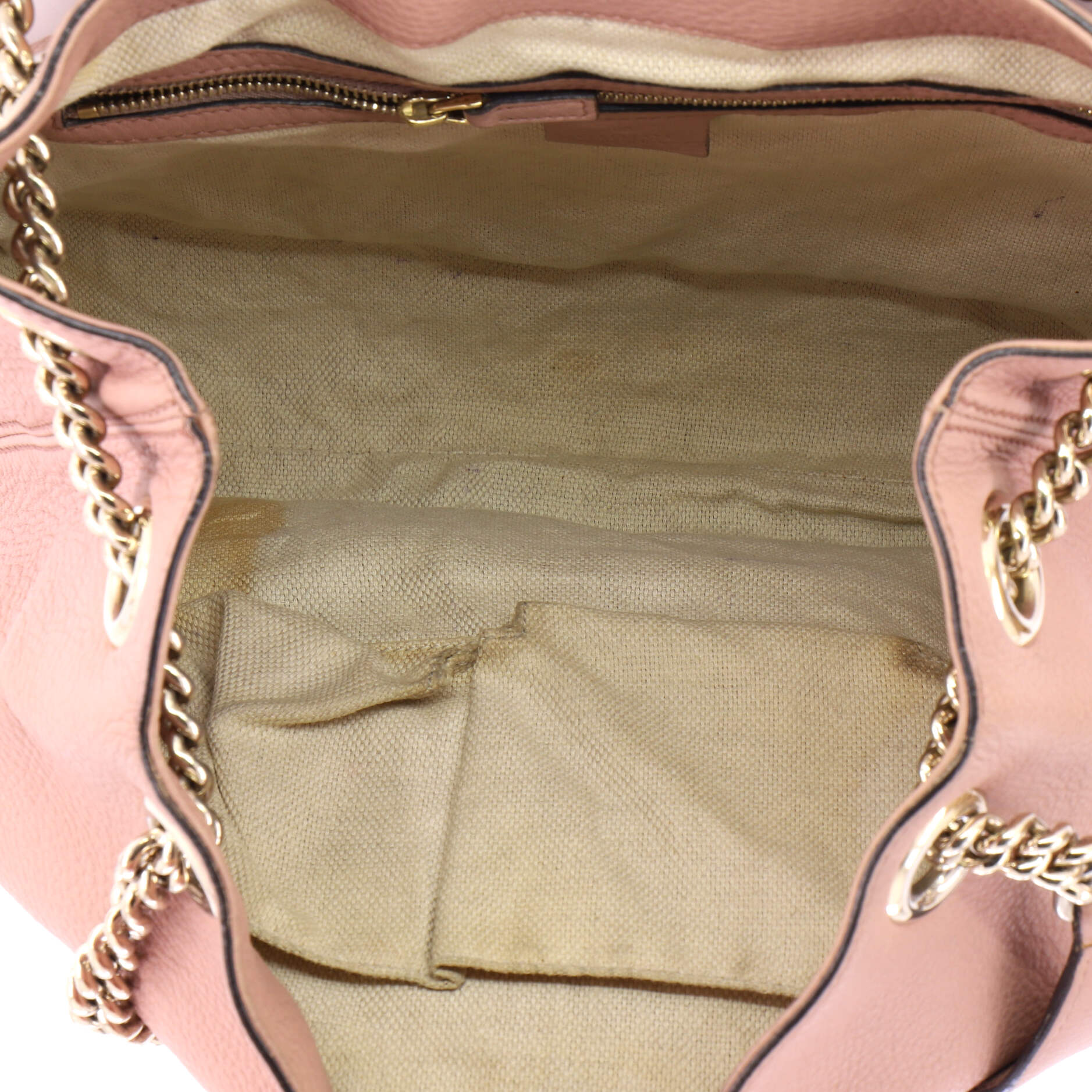 Soho Chain Strap Shoulder Bag Leather Medium - Image 5