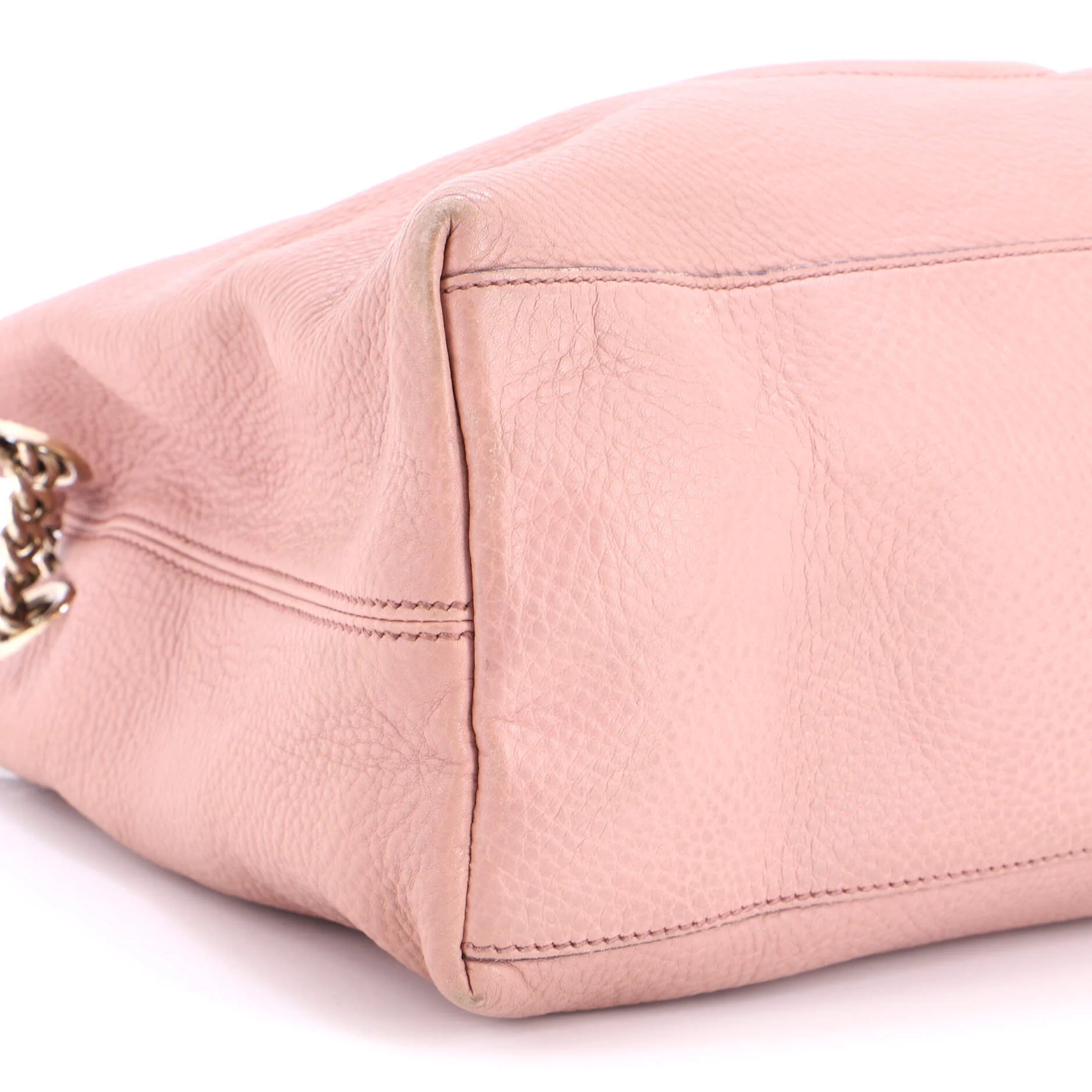 Soho Chain Strap Shoulder Bag Leather Medium - Image 6