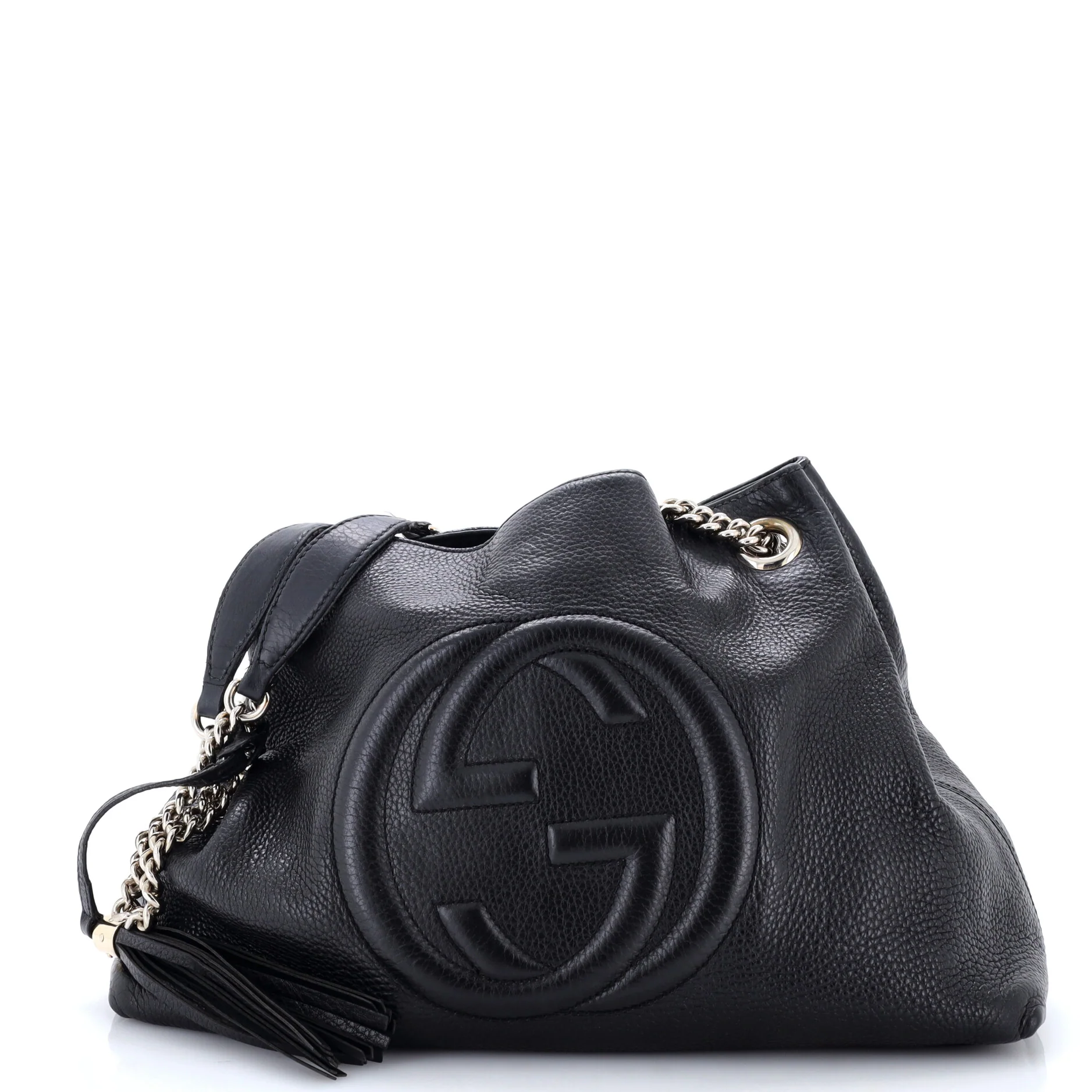 Soho Chain Strap Shoulder Bag Leather Medium