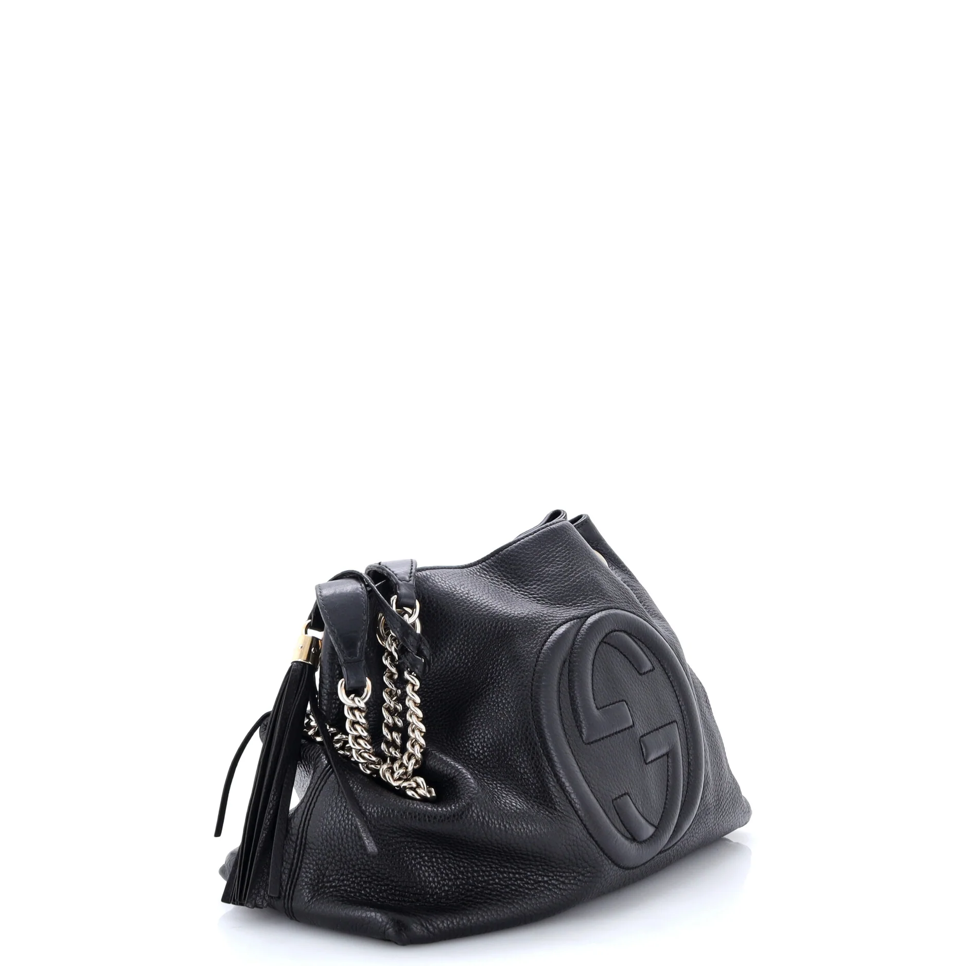 Soho Chain Strap Shoulder Bag Leather Medium - Image 2