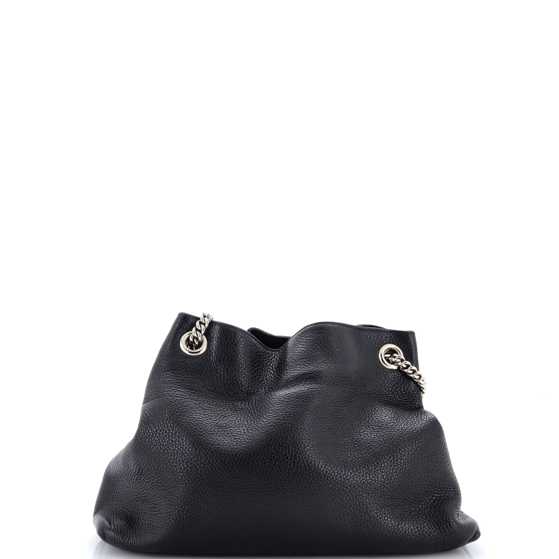 Soho Chain Strap Shoulder Bag Leather Medium - Image 3