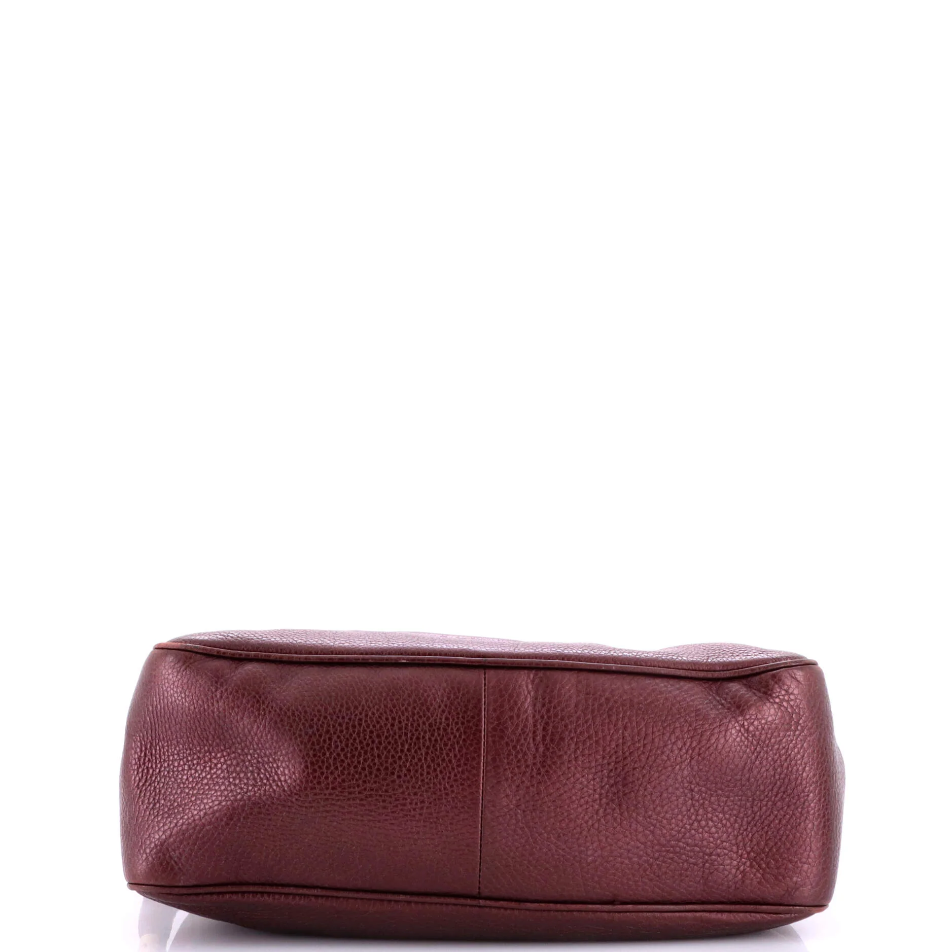 Soho Chain Zip Shoulder Bag Leather Medium - Image 4