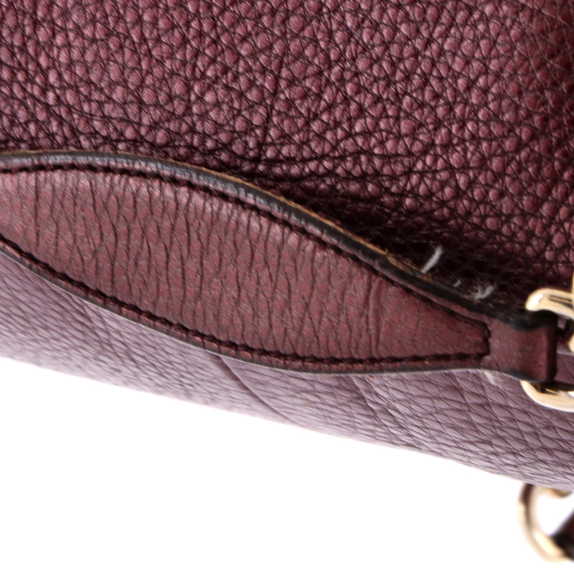 Soho Chain Zip Shoulder Bag Leather Medium - Image 7