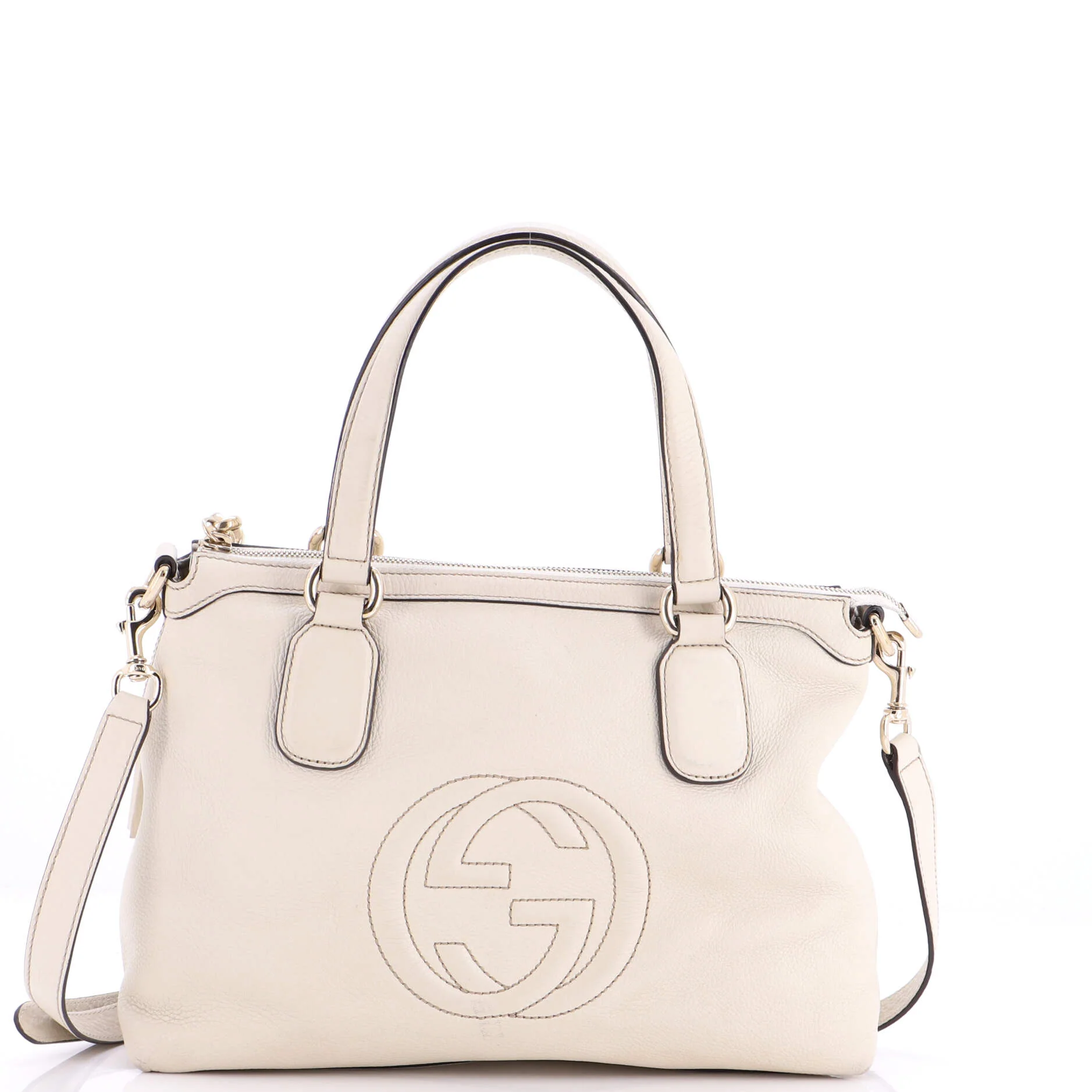 Soho Convertible Soft Top Handle Bag Leather