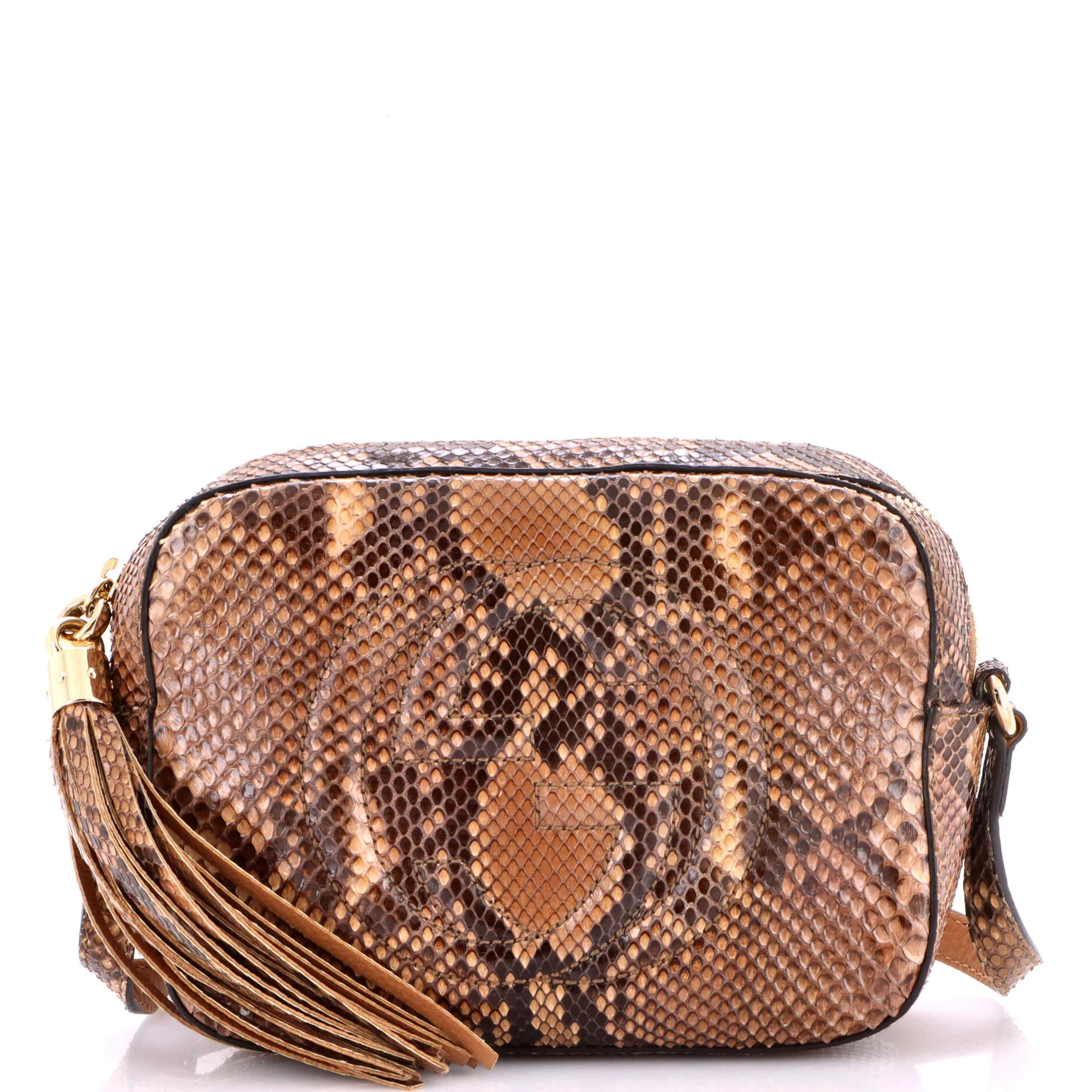 Soho Disco Crossbody Bag Python Small