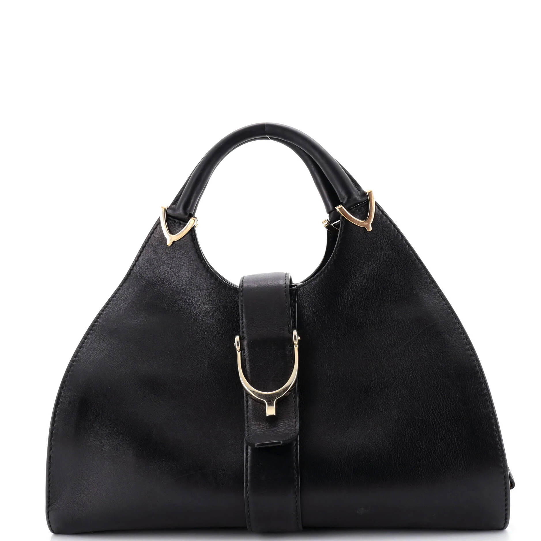 Stirrup Top Handle Bag Leather Large