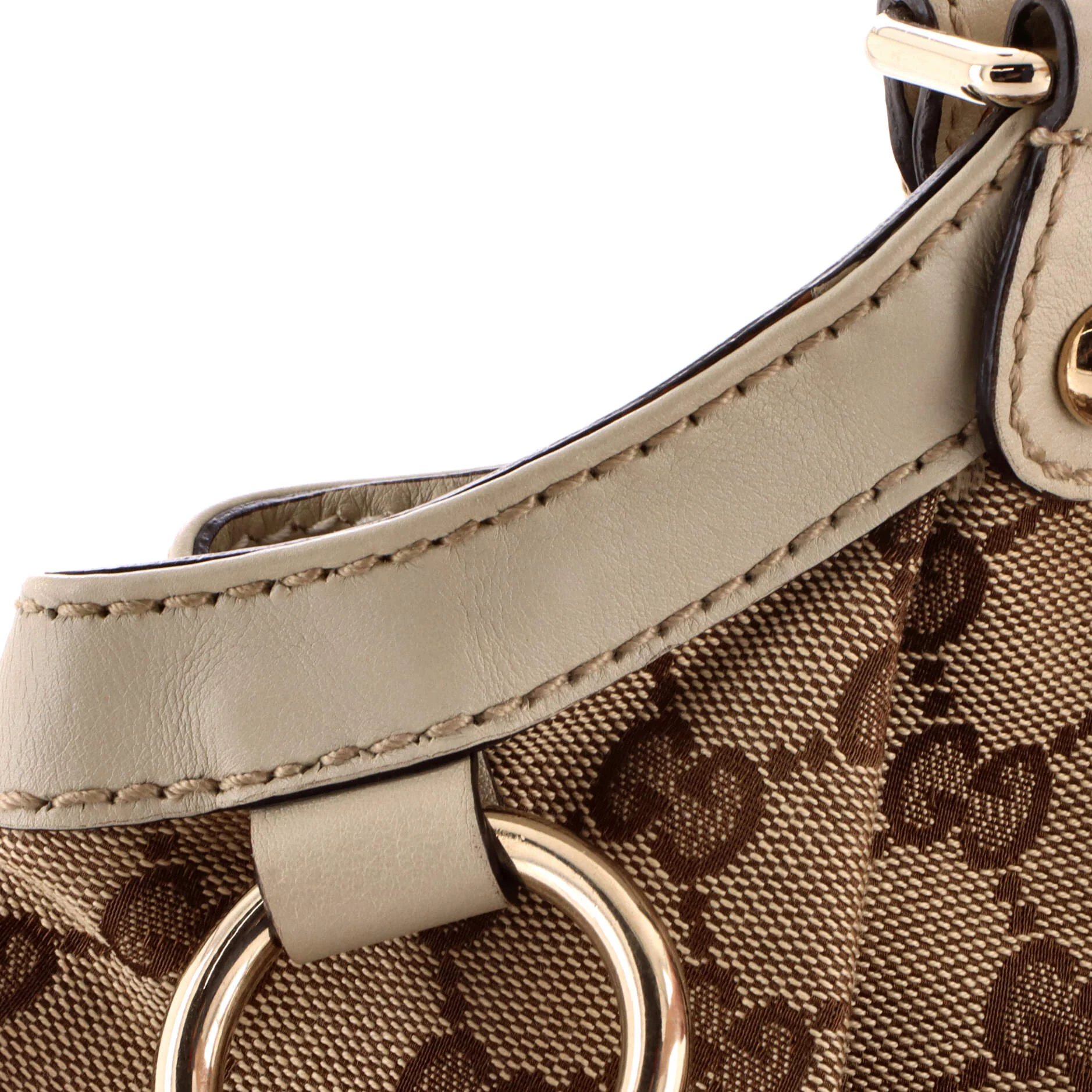 Sukey Tote GG Canvas with Leather Large - Image 6