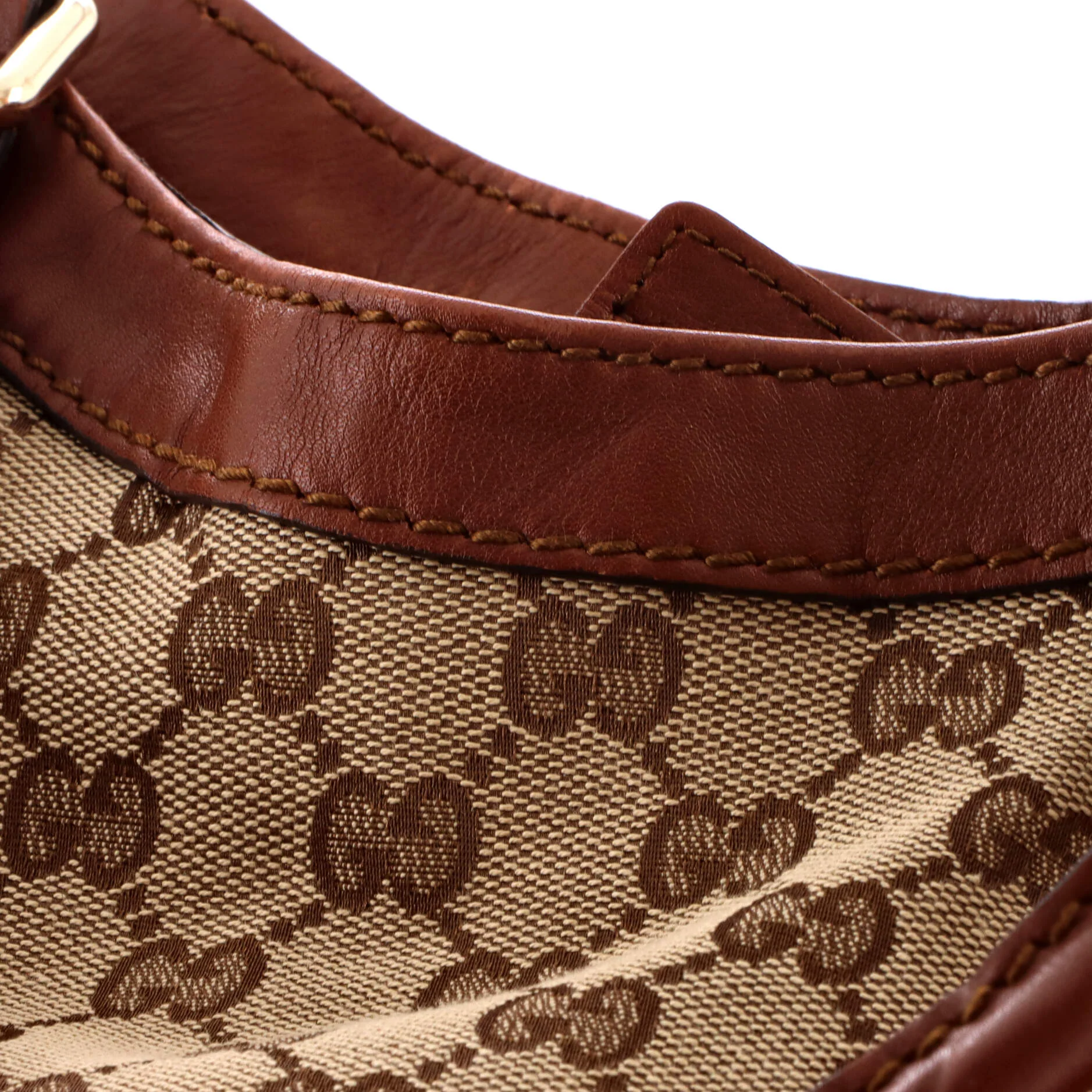 Sukey Tote GG Canvas with Leather Large - Image 6