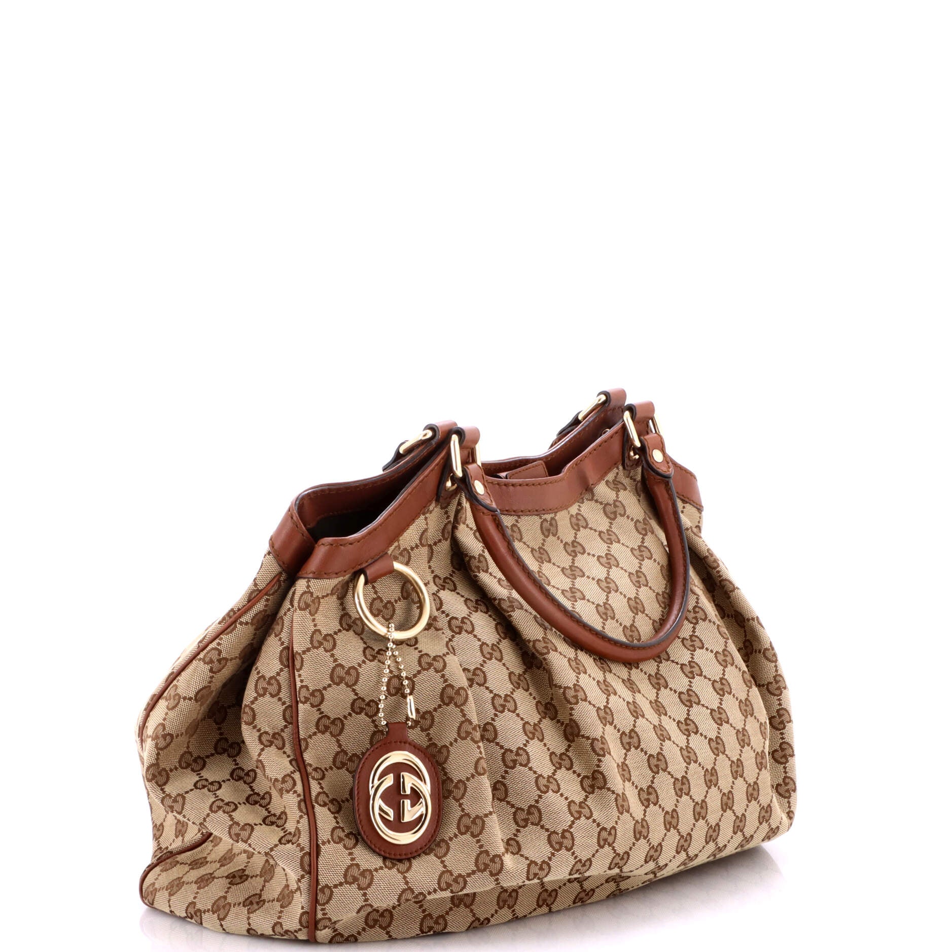 Sukey Tote GG Canvas with Leather Large - Image 2