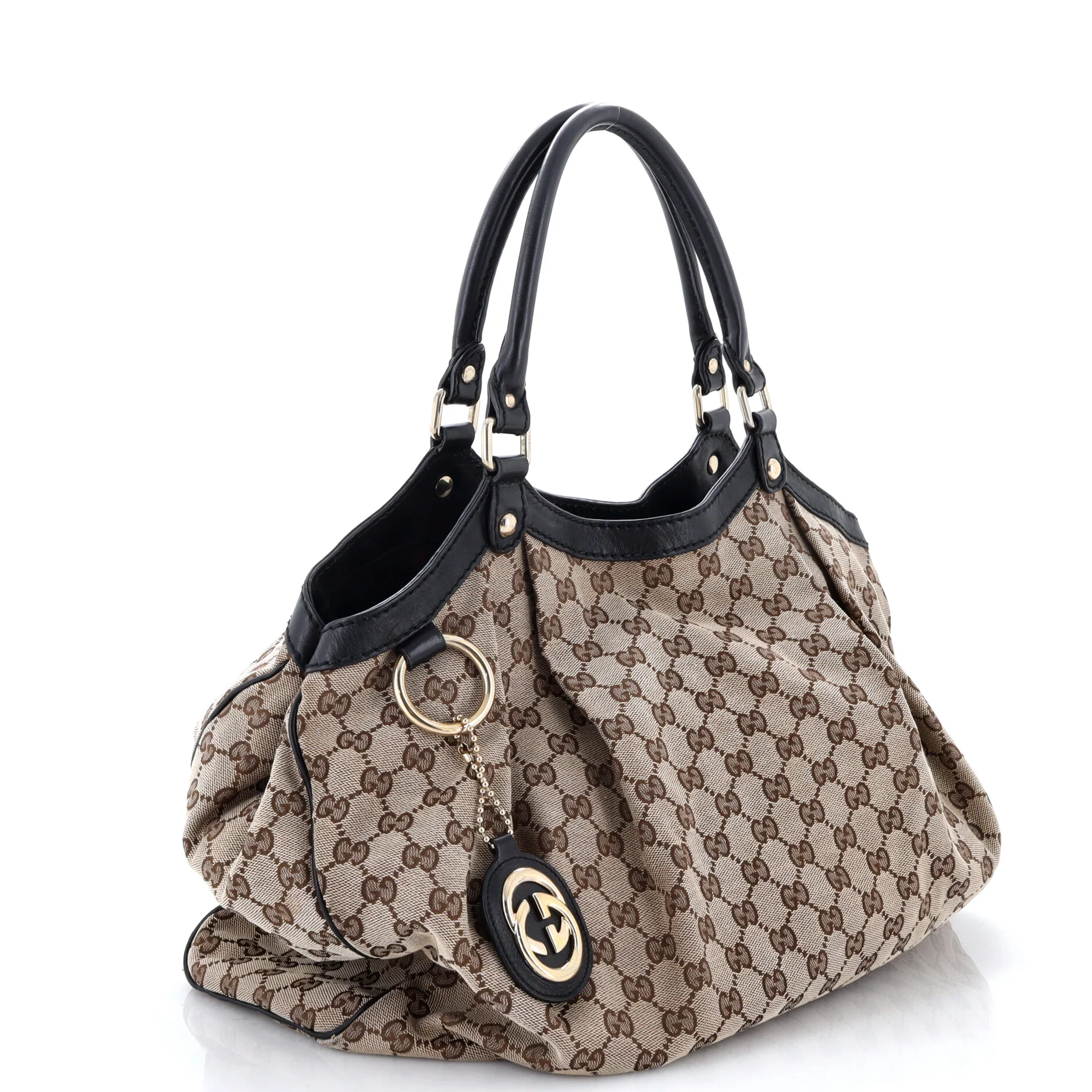 Sukey Tote GG Canvas with Leather Large - Image 2