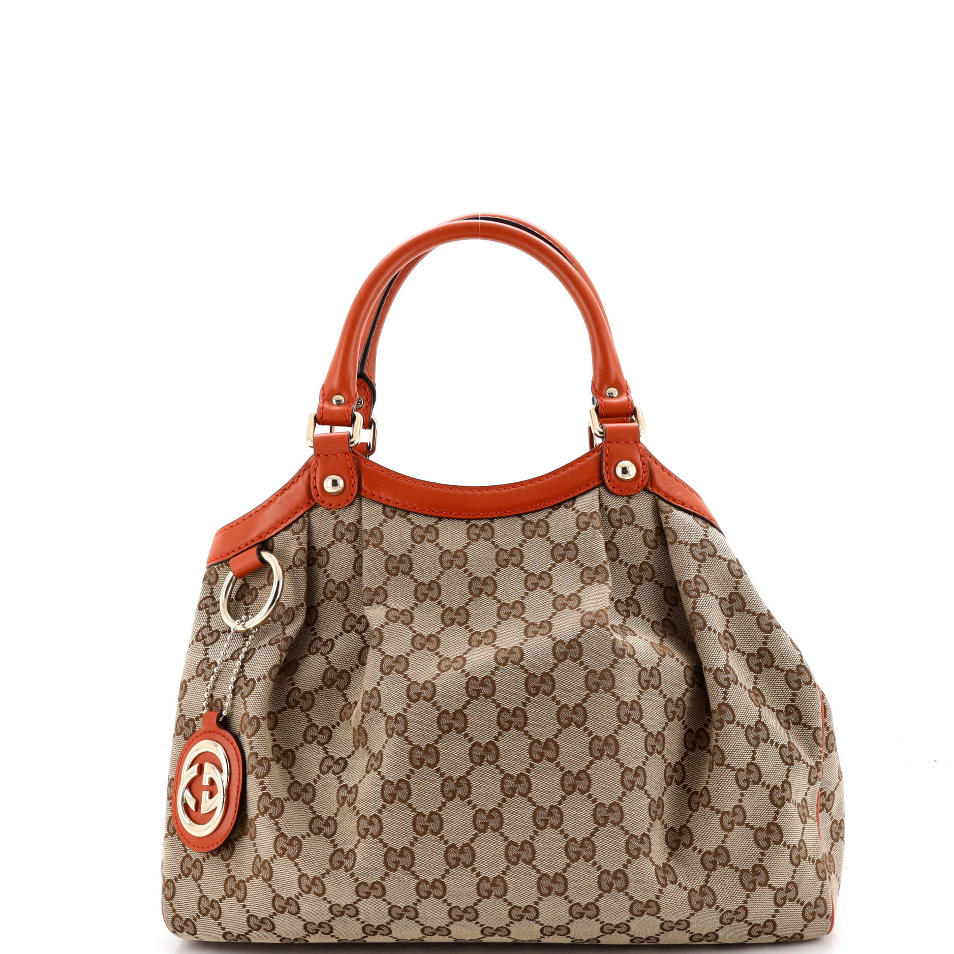 Sukey Tote GG Canvas with Leather Medium