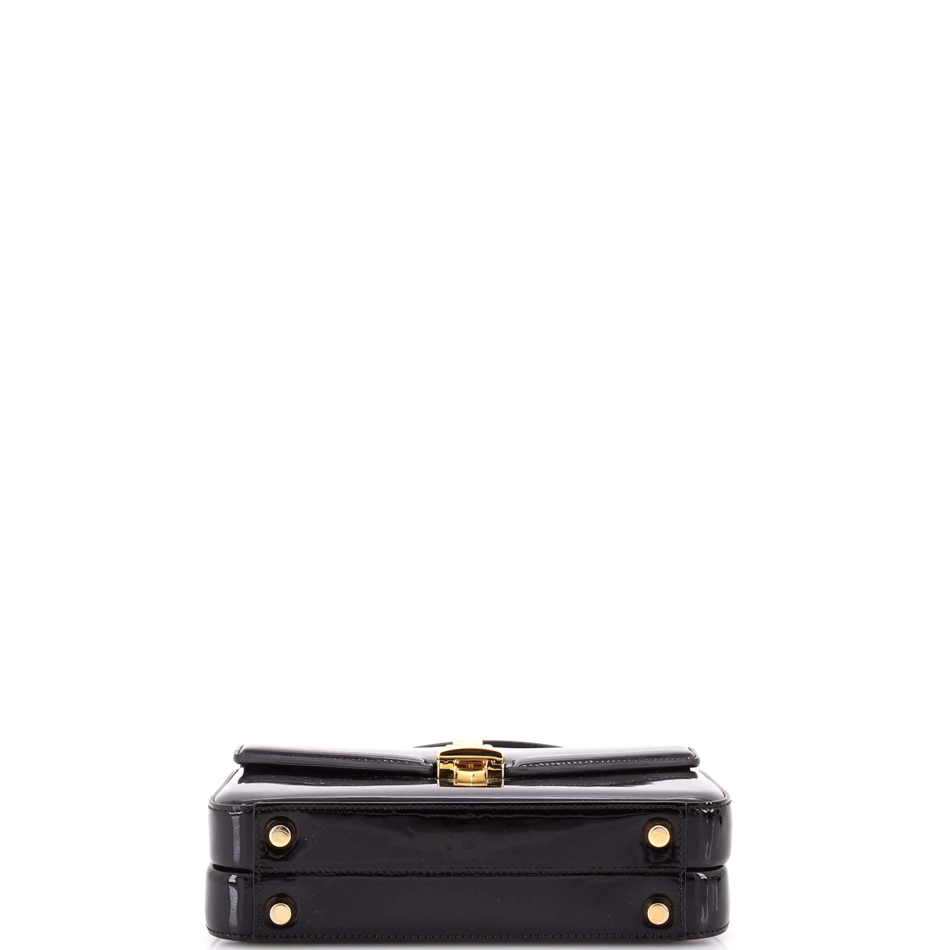 Sylvie 1969 Top Handle Bag Patent Mini - Image 5