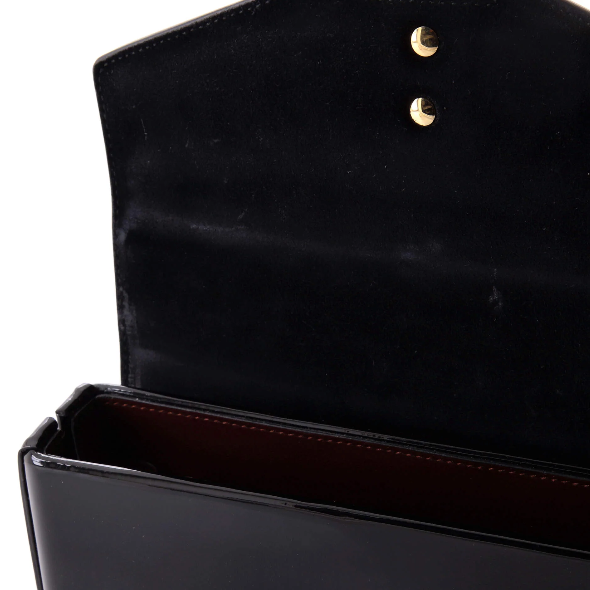 Sylvie 1969 Top Handle Bag Patent Mini - Image 7