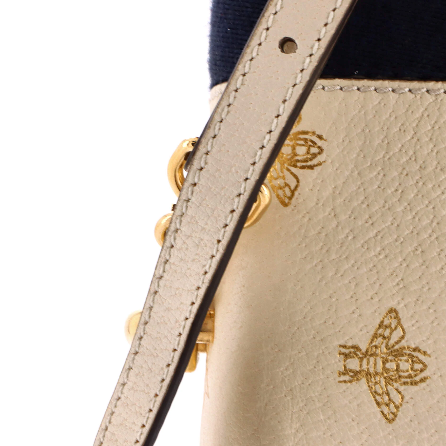 Sylvie Shoulder Bag Printed Leather Small - Image 7